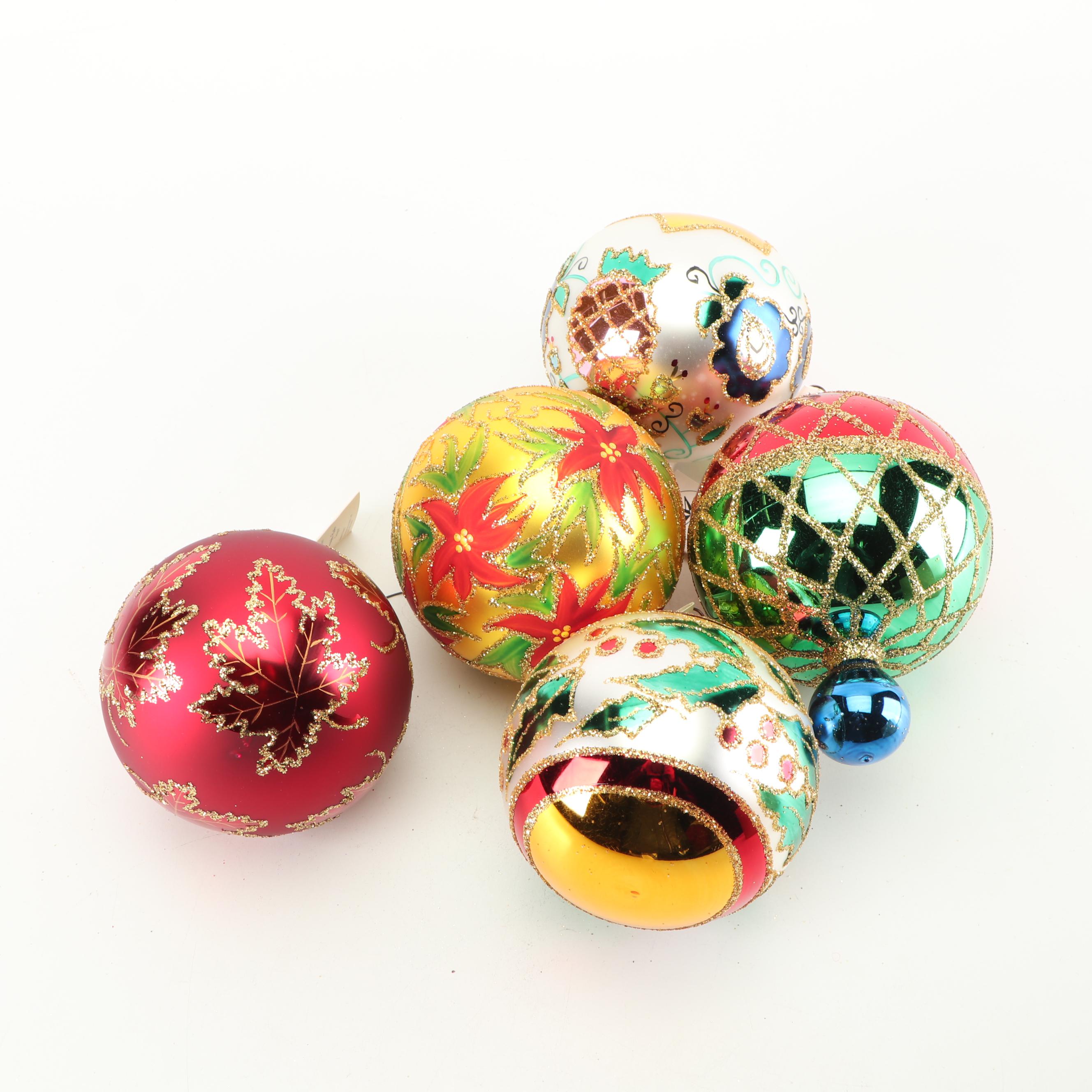 Christopher Radko Glass Christmas Ornaments