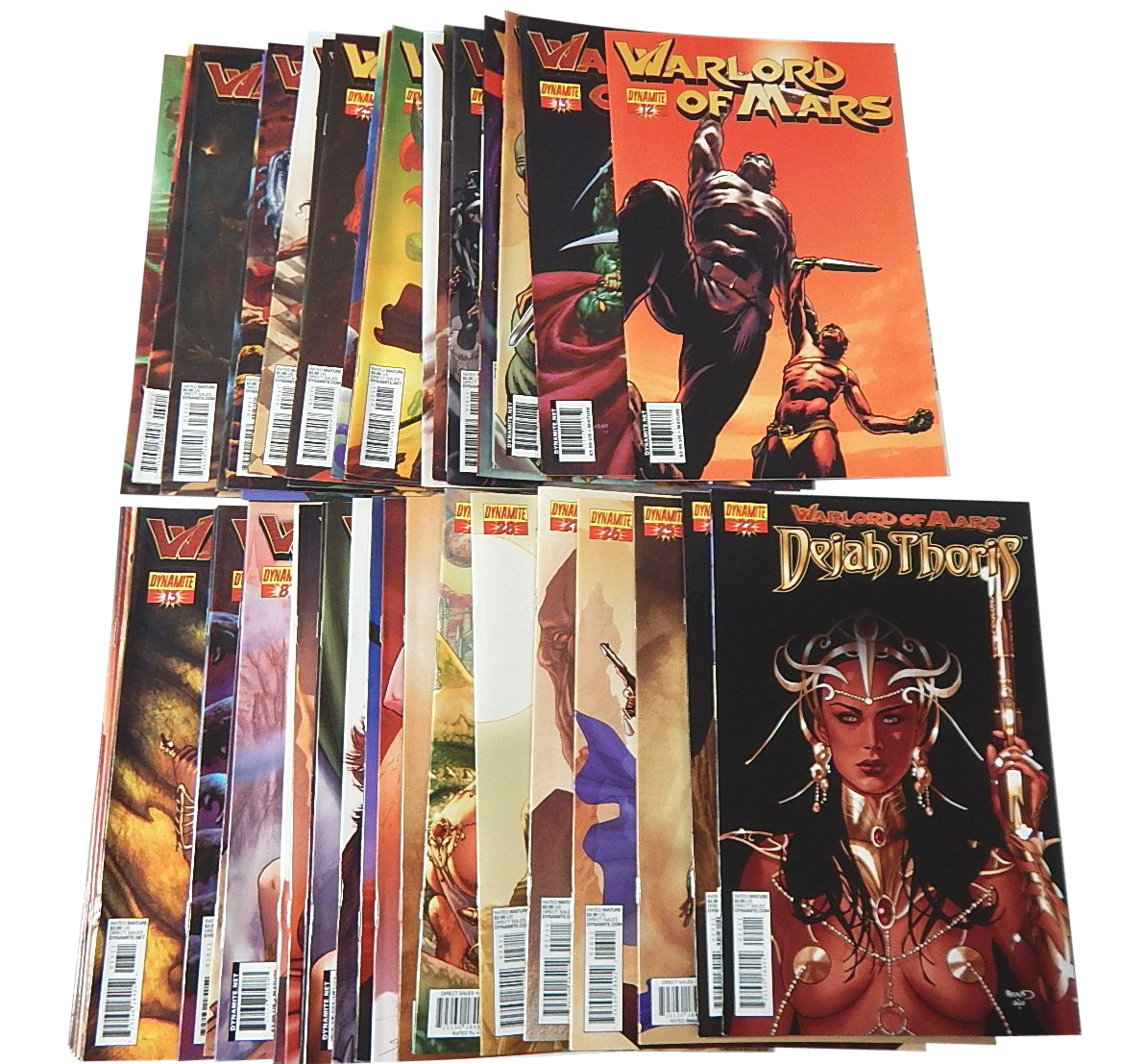 Modern Age Dynamite Comics "Warlord of Mars" Comic Books