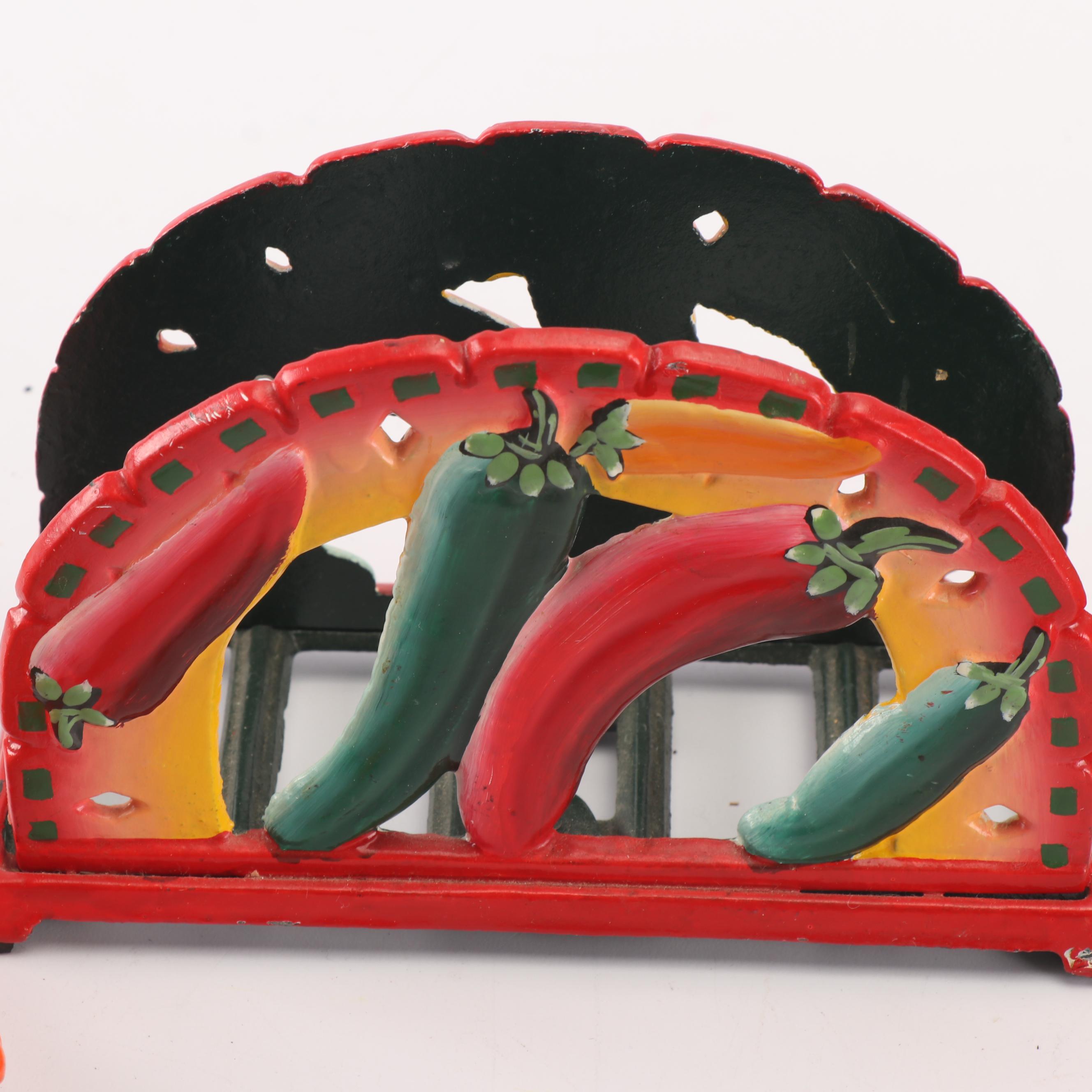 Chili Pepper Themed Kitchen and Table Accessories