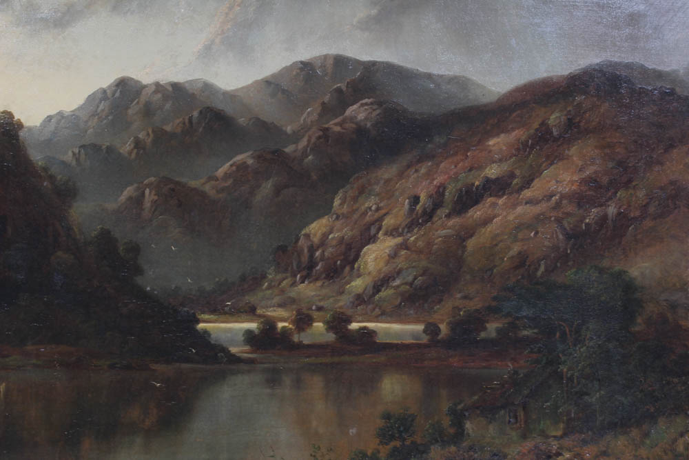 Bartholomew Smith Oil Painting "Hawes Water, Cumberland"