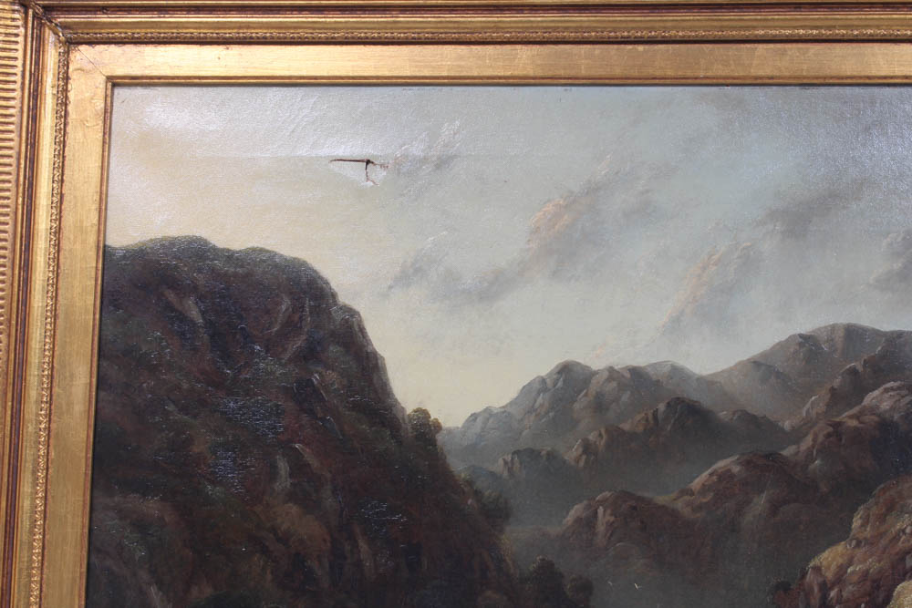 Bartholomew Smith Oil Painting "Hawes Water, Cumberland"