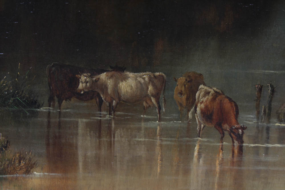 Bartholomew Smith Oil Painting "Hawes Water, Cumberland"