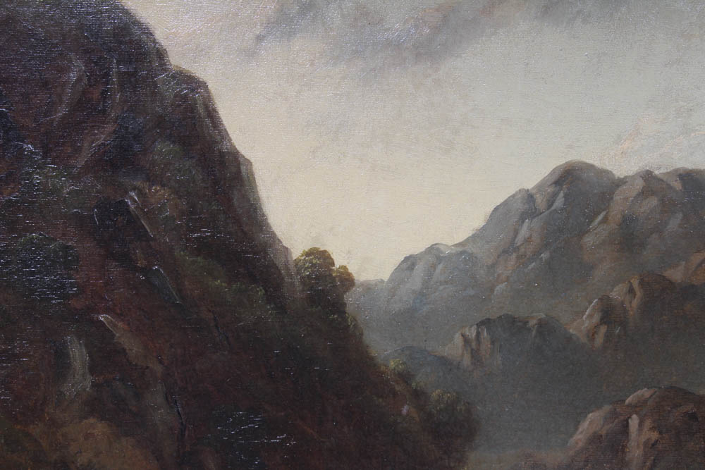 Bartholomew Smith Oil Painting "Hawes Water, Cumberland"