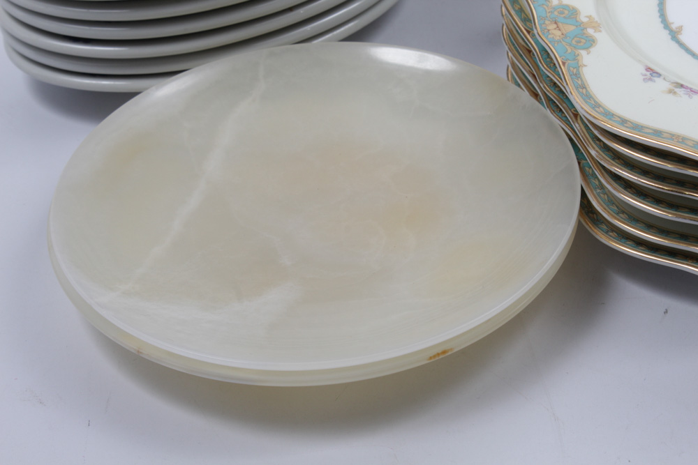 Assorted Ceramic Dinnerware Featuring Williams-Sonoma and Homer Laughlin