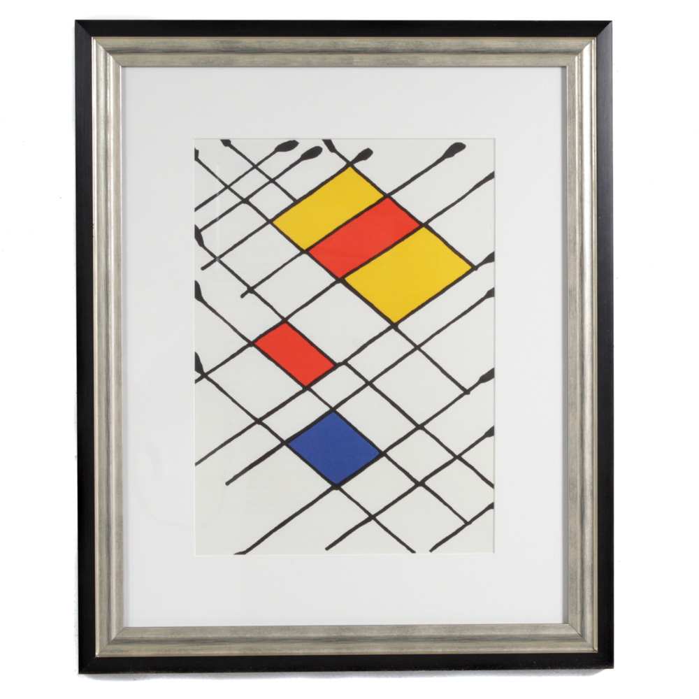 Alexander Calder Lithograph for "Derriere Le Miroir"