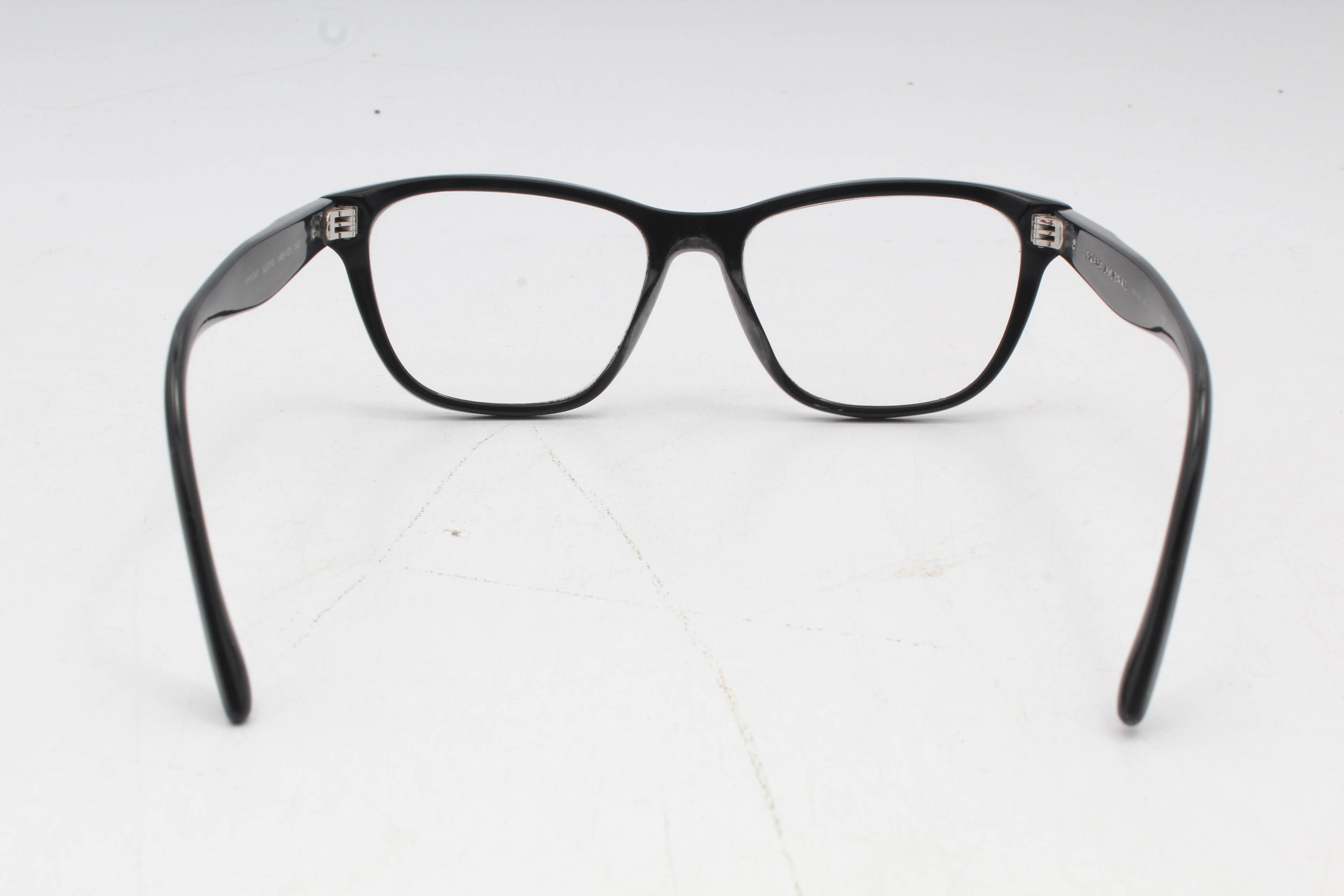 Prada Journal VPR 04T Black Eyeglasses with Case and Box, Made in Italy