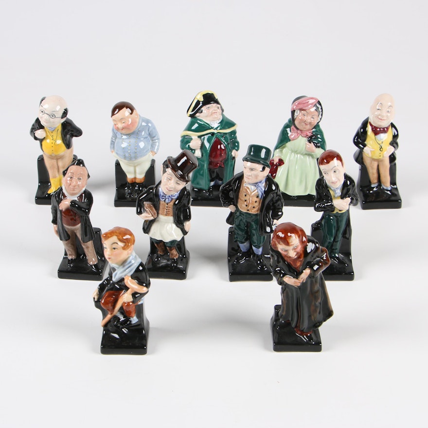 Royal Doulton Charles Dickens Figurines, Mid-Century