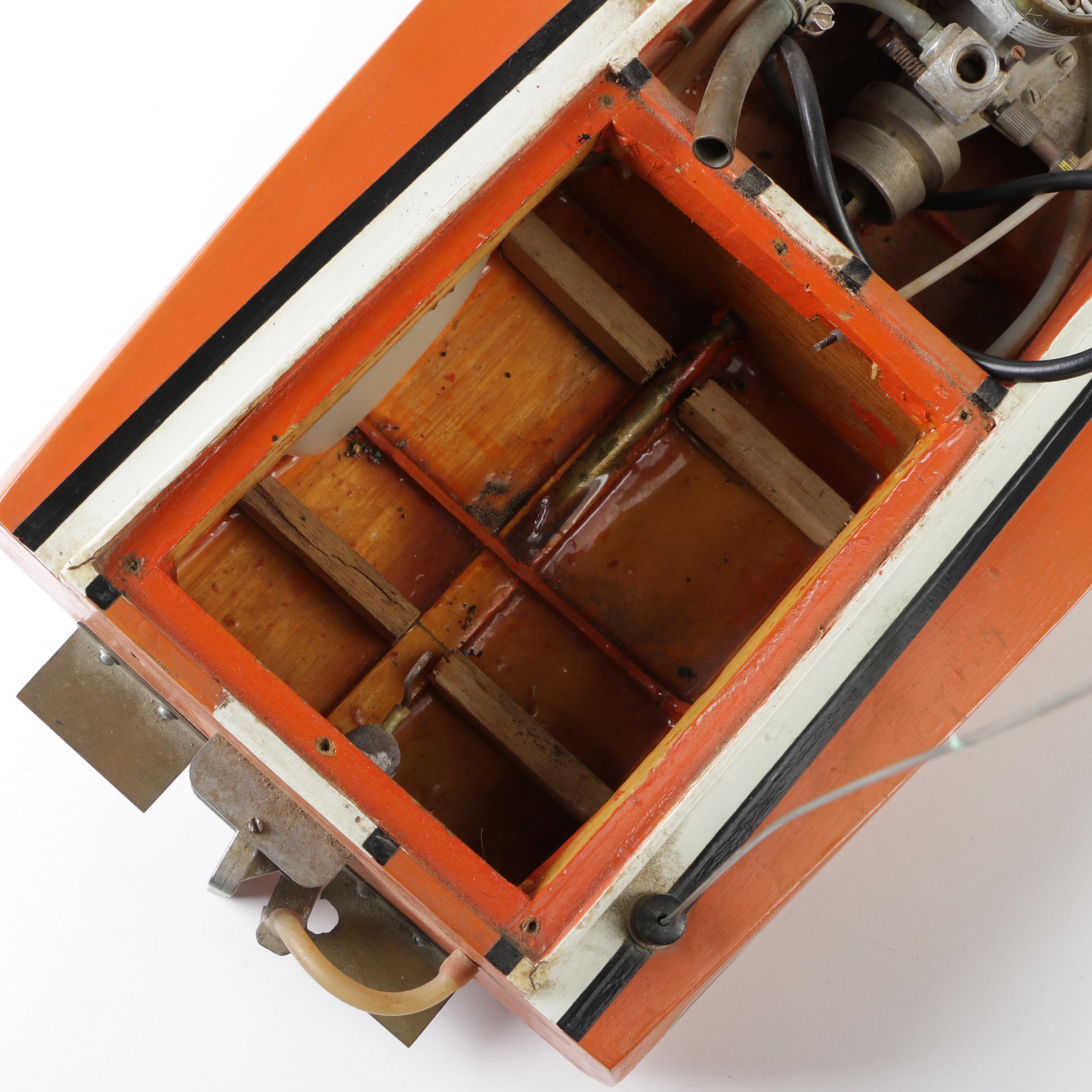 Dumas SK Daddle 20 Wooden Radio Controlled Speed Boat, 20th Century