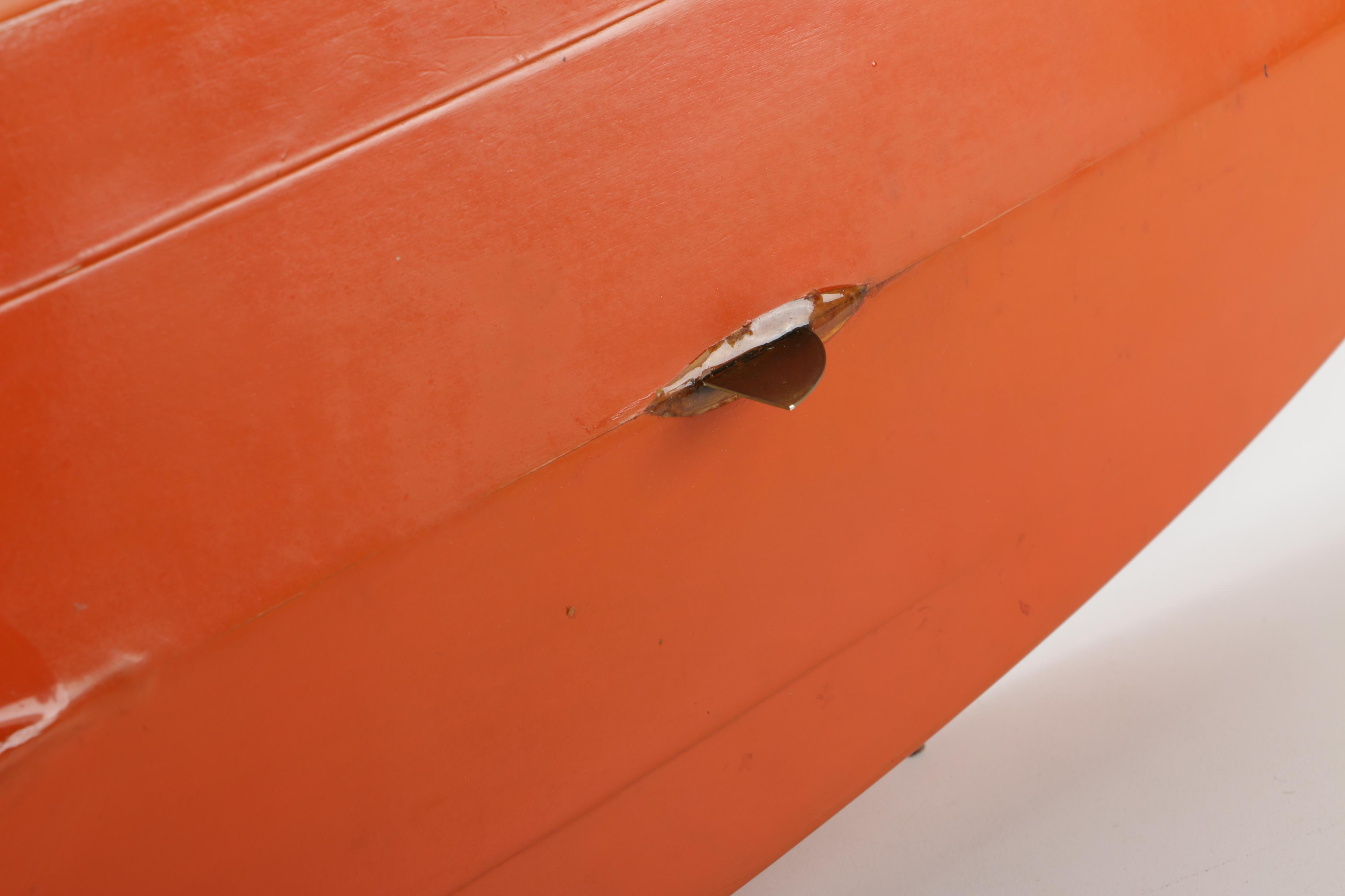 Dumas SK Daddle 20 Wooden Radio Controlled Speed Boat, 20th Century