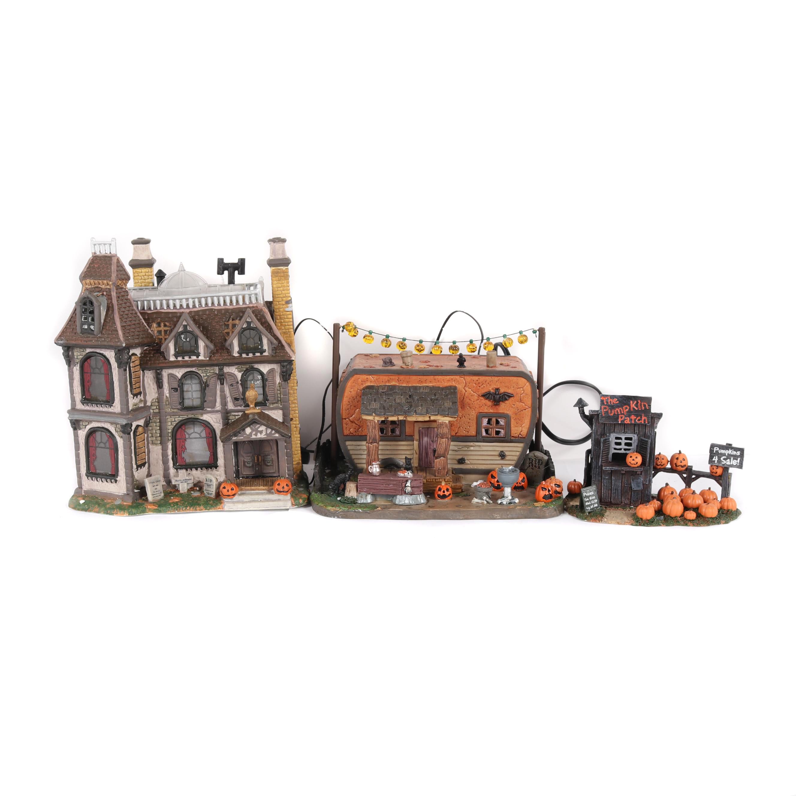 Lemax Spooky Town Collection Halloween-Themed Village Collectibles