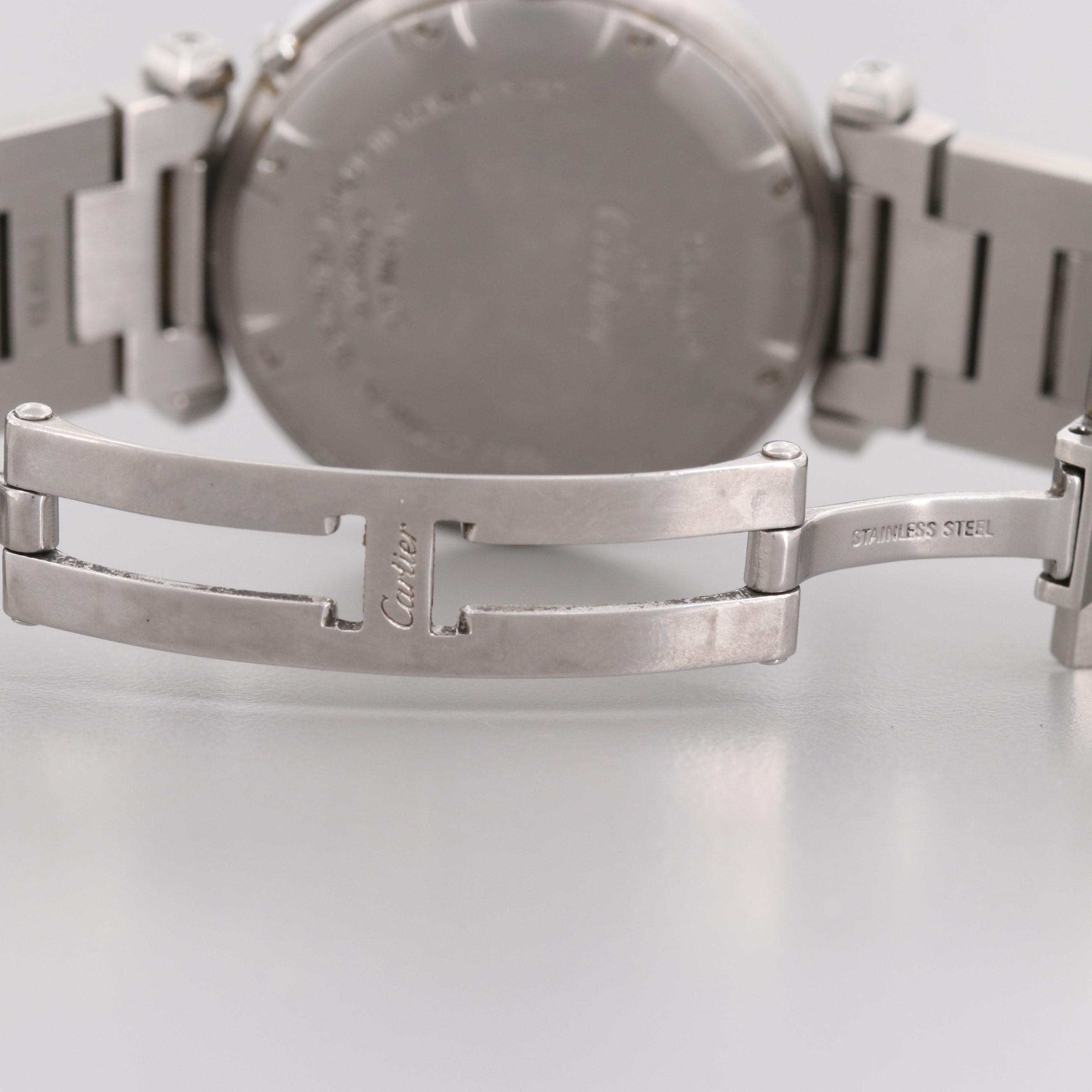 Pasha de Cartier Stainless Steel Automatic Watch With Date