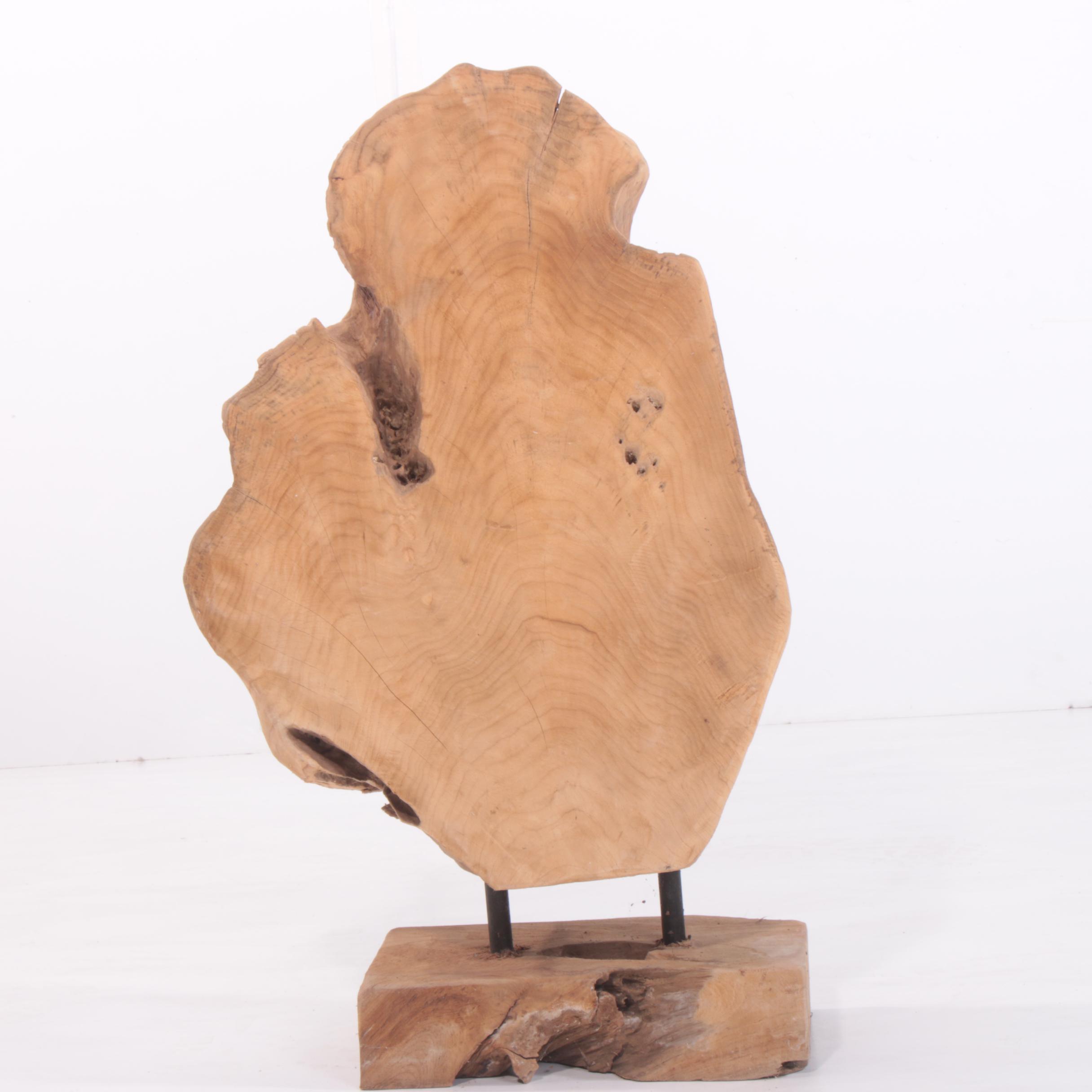 Indonesian Teak Root Slab on Base