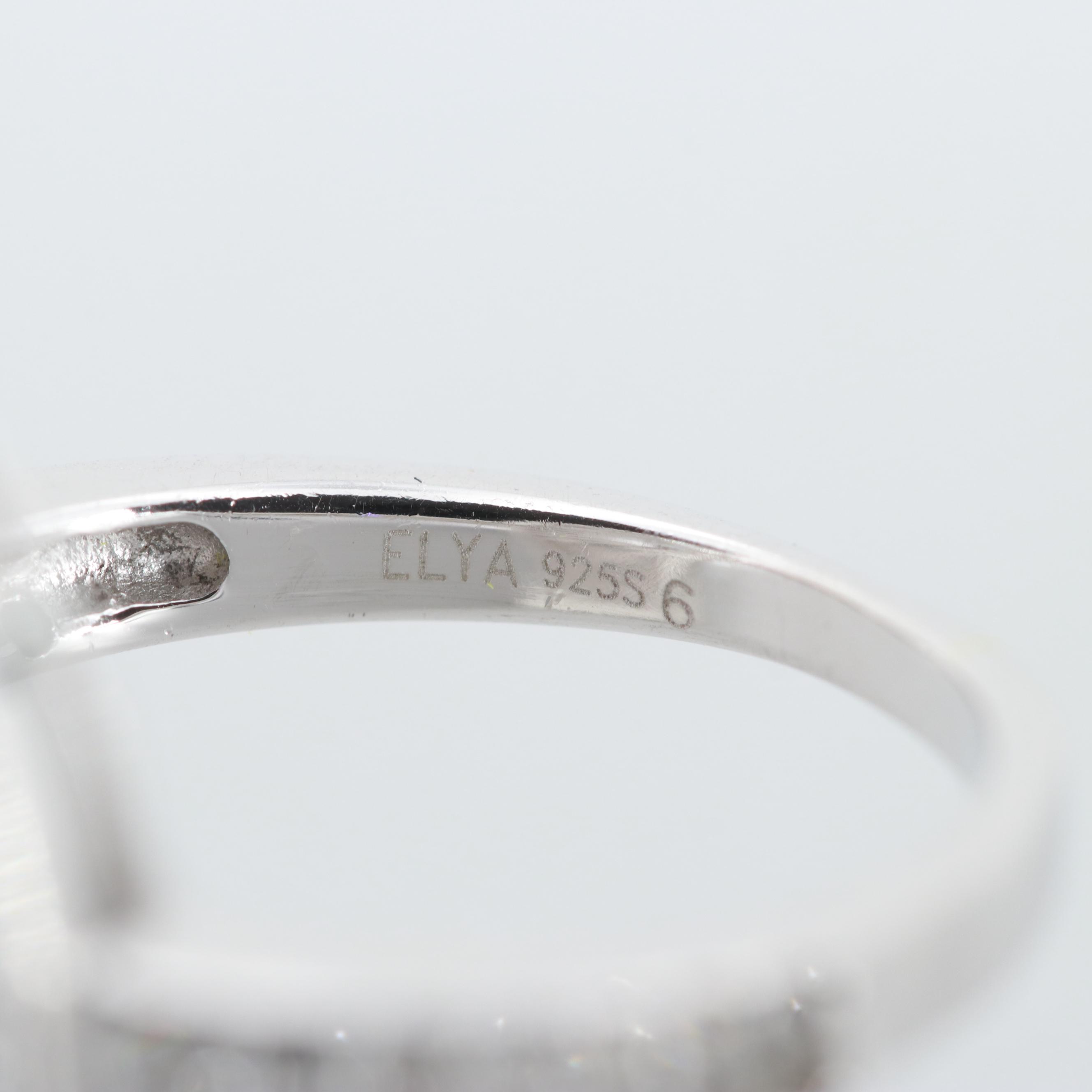 Sterling Silver Cubic Zirconia Ring