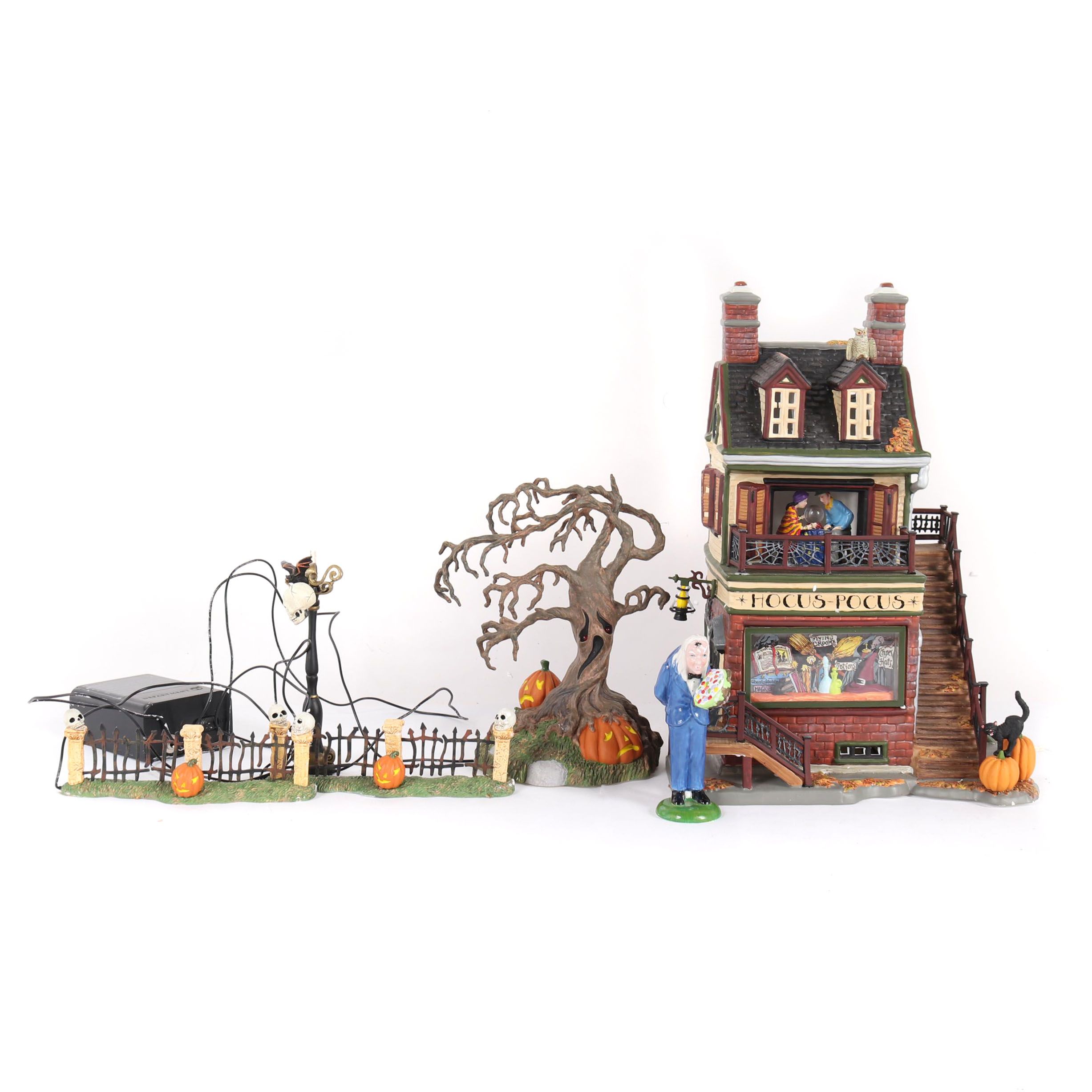 Department 56 Snow Village Halloween Table Decor