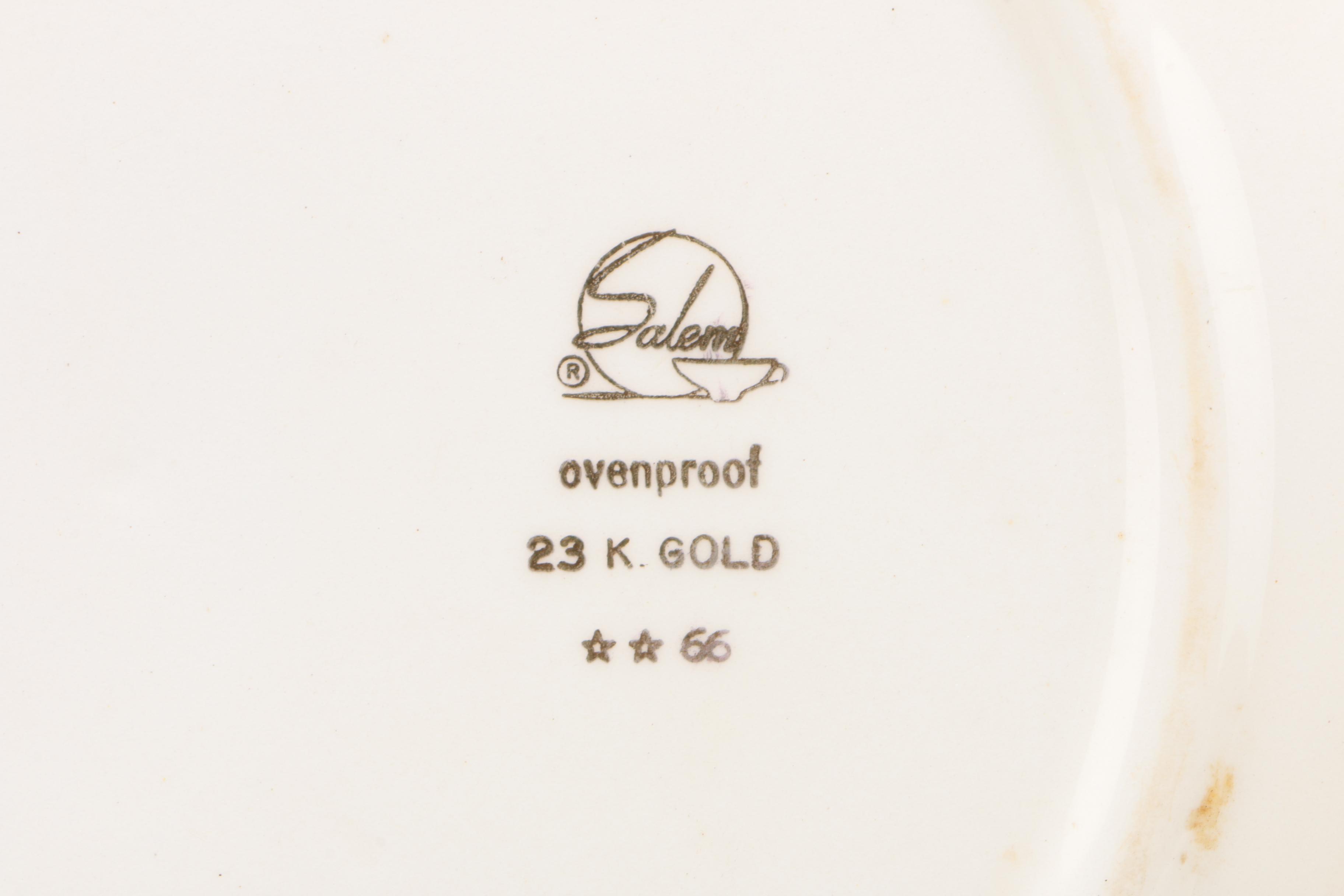 American Railroad Dining Car China, 20th Century