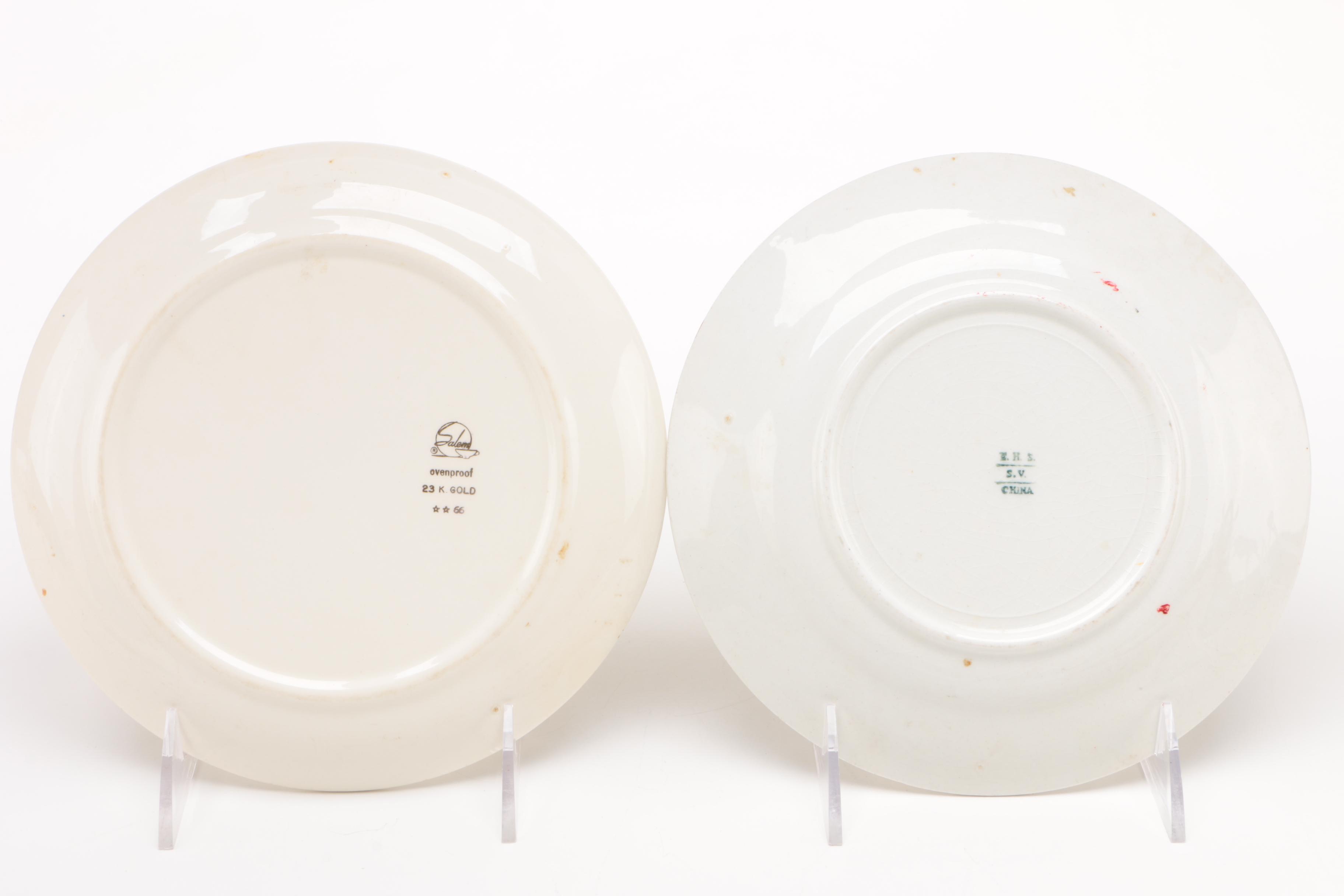 American Railroad Dining Car China, 20th Century