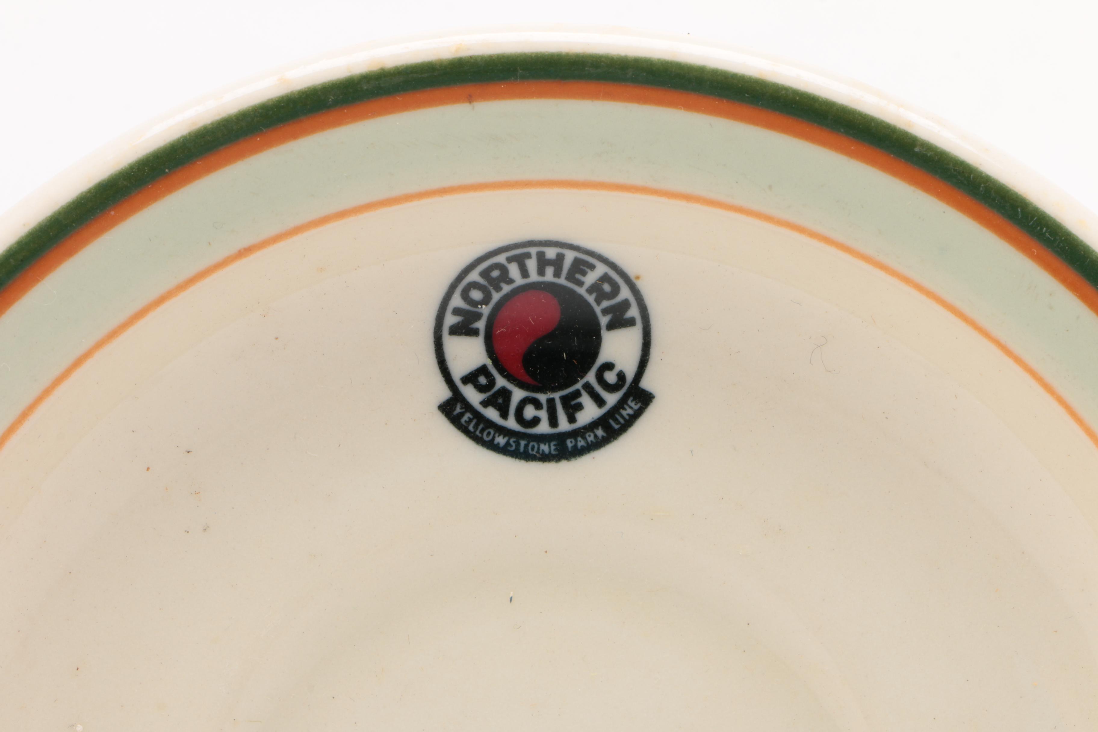 American Railroad Dining Car China, 20th Century