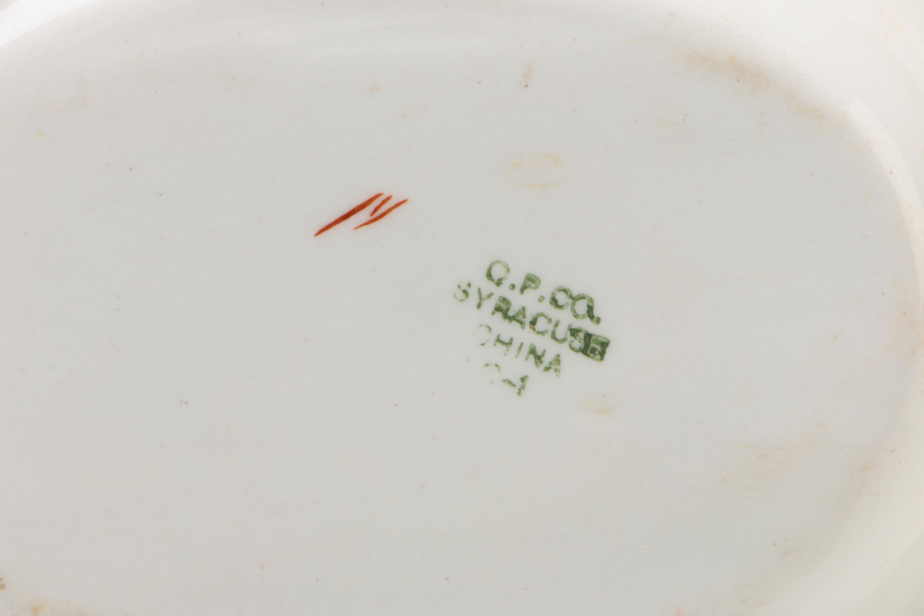 American Railroad Dining Car China, 20th Century