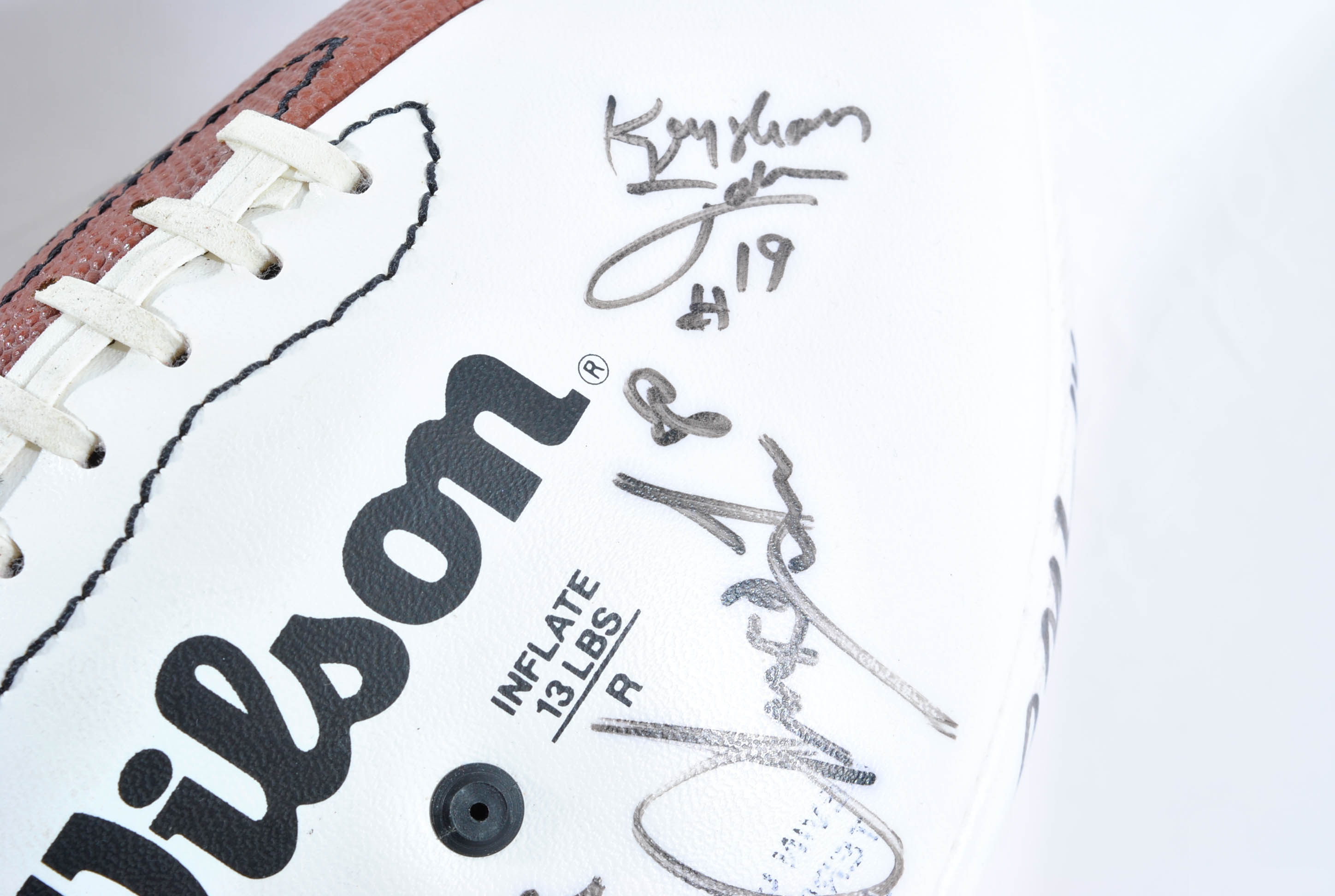 Autographed Dallas Cowboys Players' Football including Troy Aikman