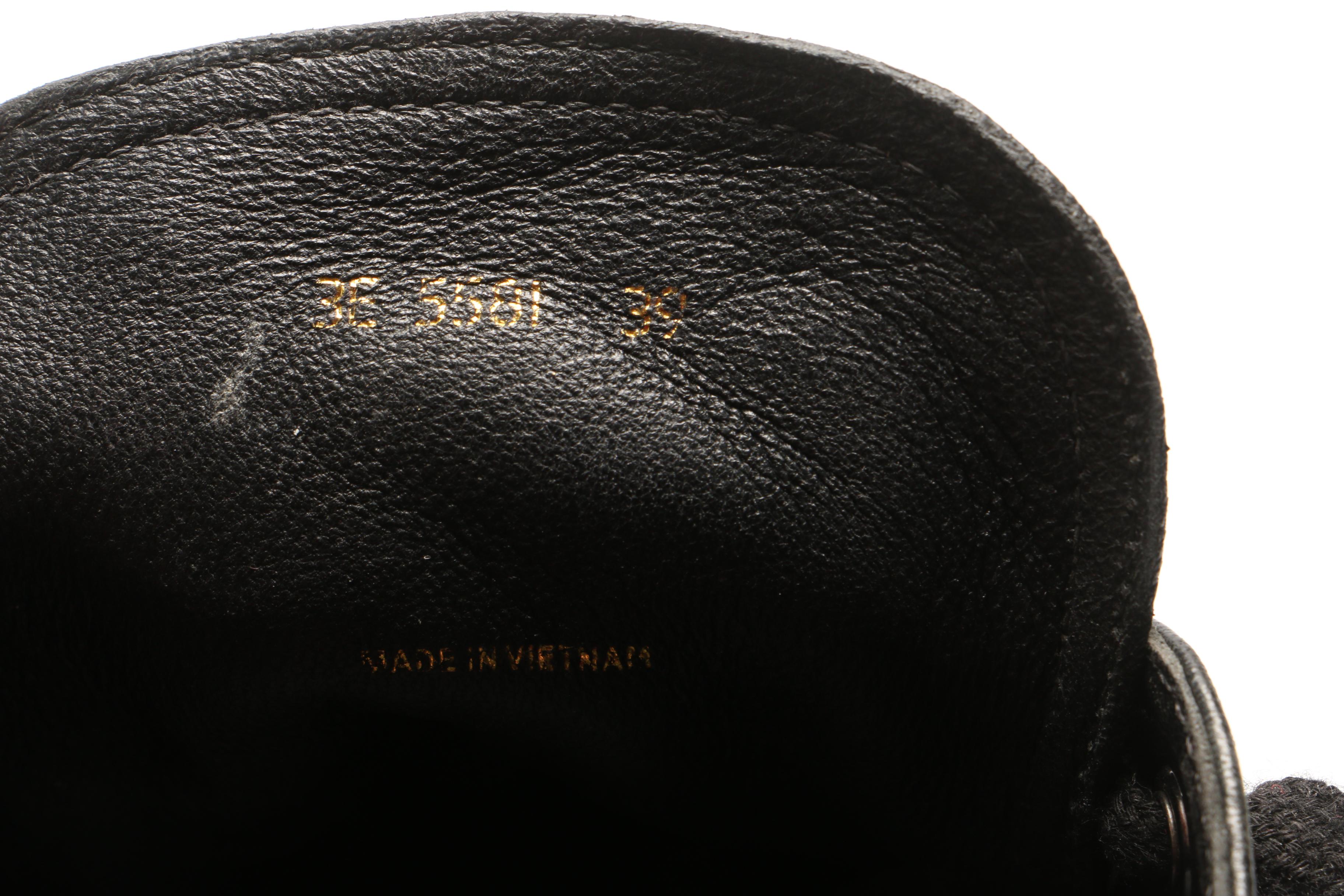 Prada Black Leather Platform Sneakers