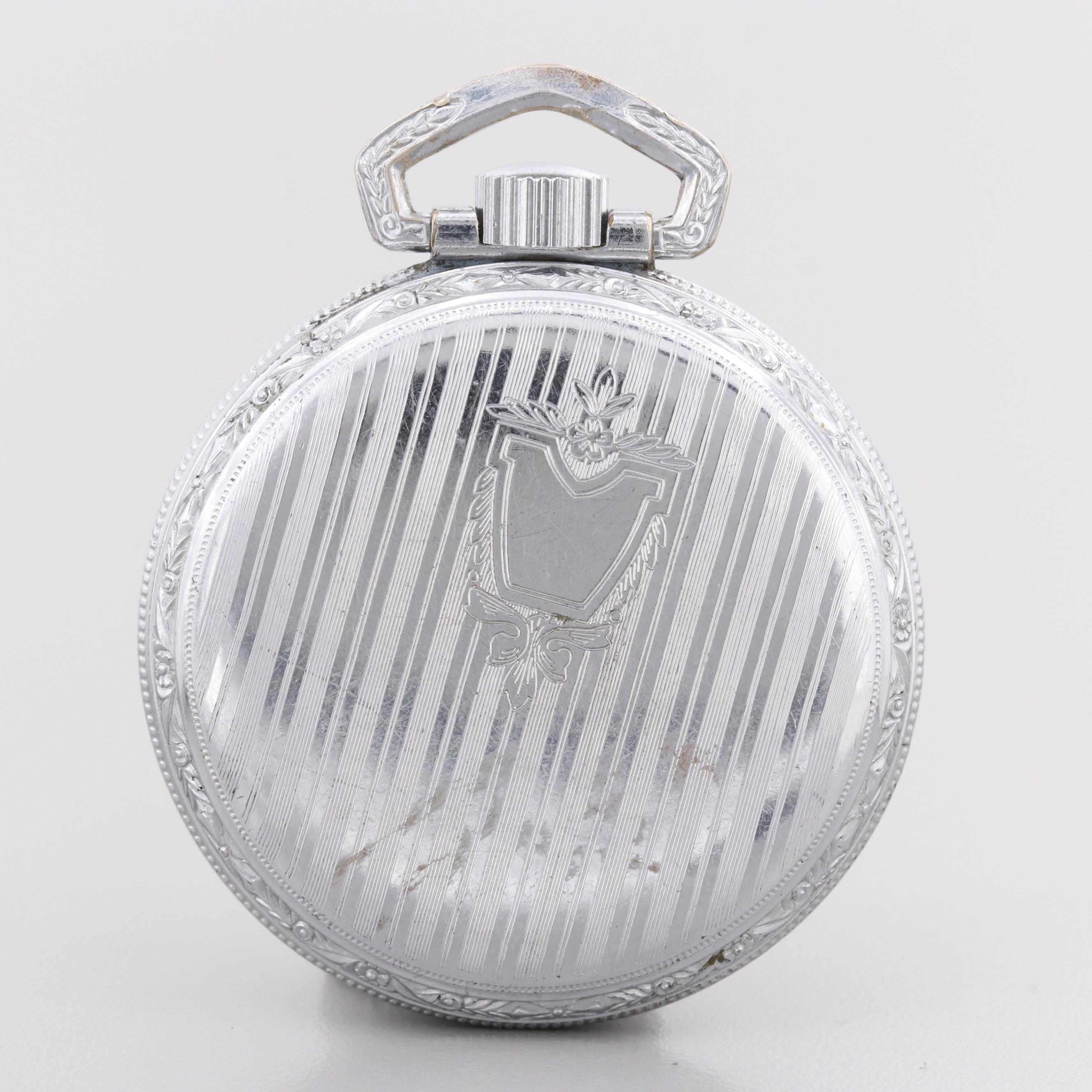 Waltham Silver Tone Pocket Watch, 1922