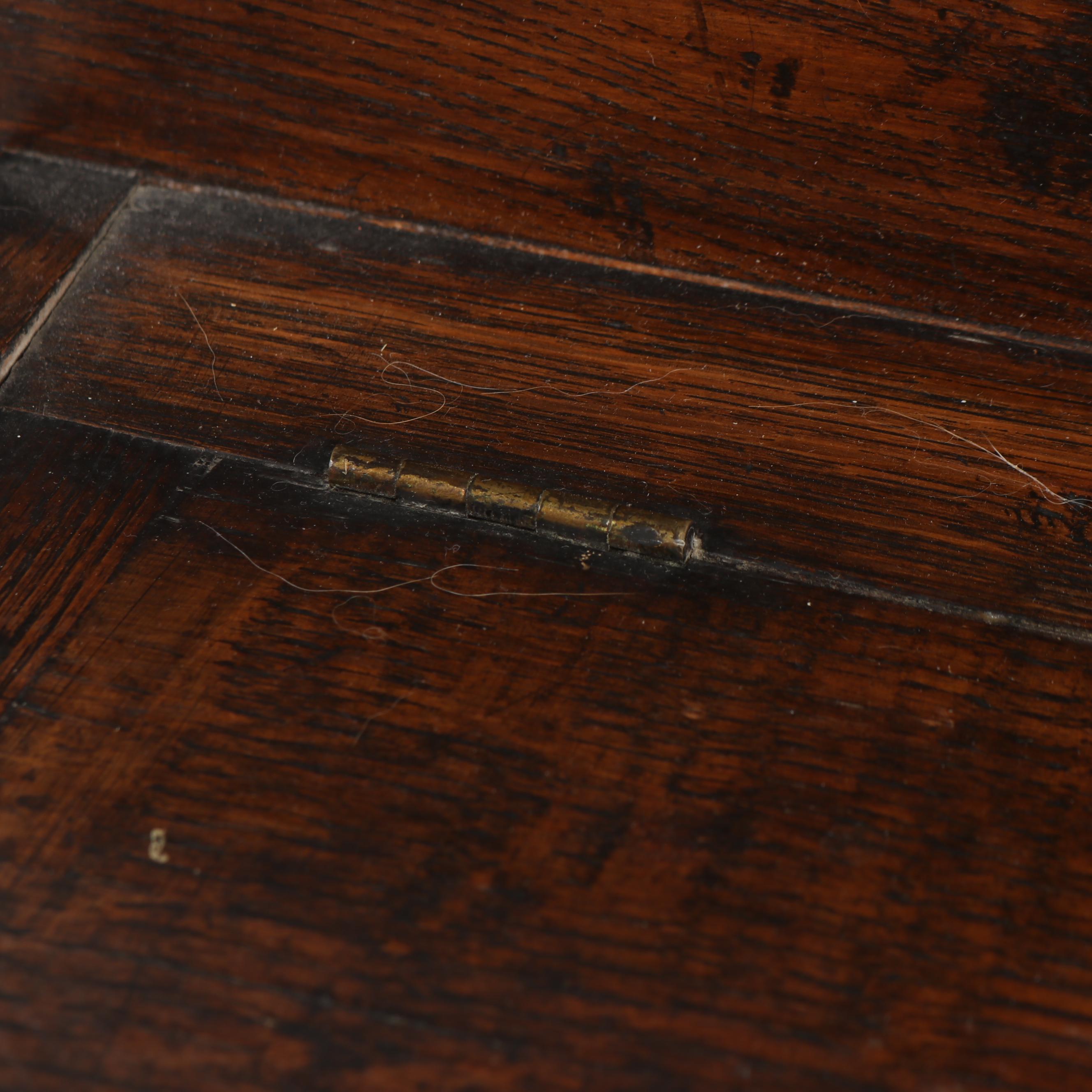 Quartersawn Oak Hall Table with Umbrella Trays, 20th Century