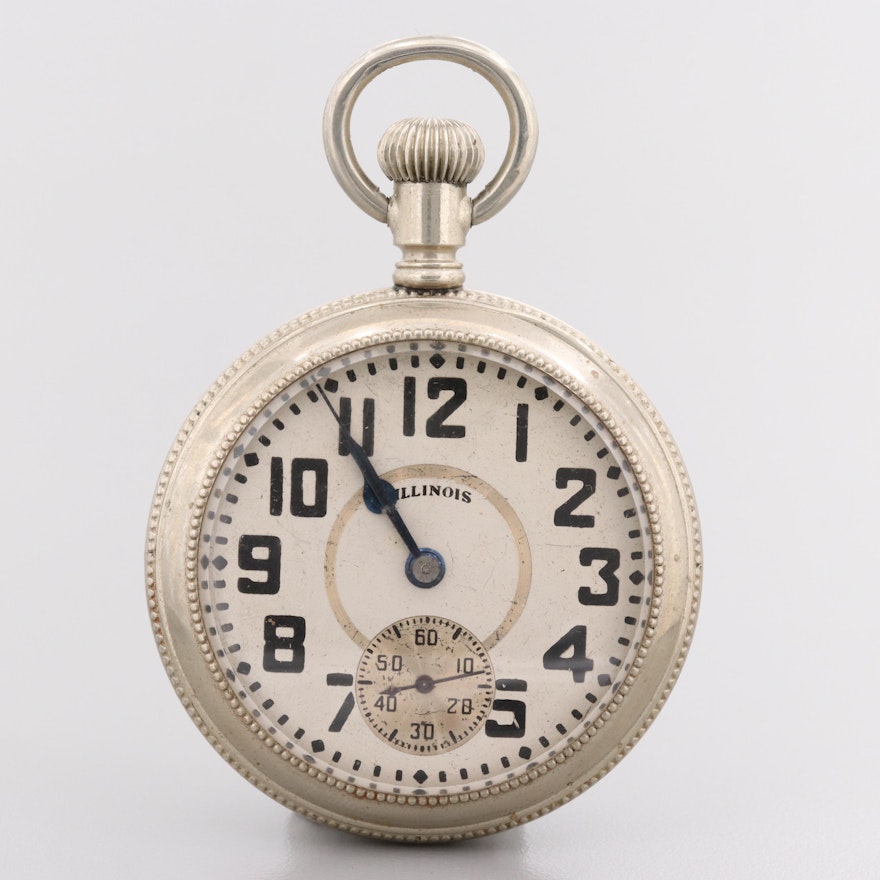 Illinois Bunn Special Pocket Watch With Display Back, 1923