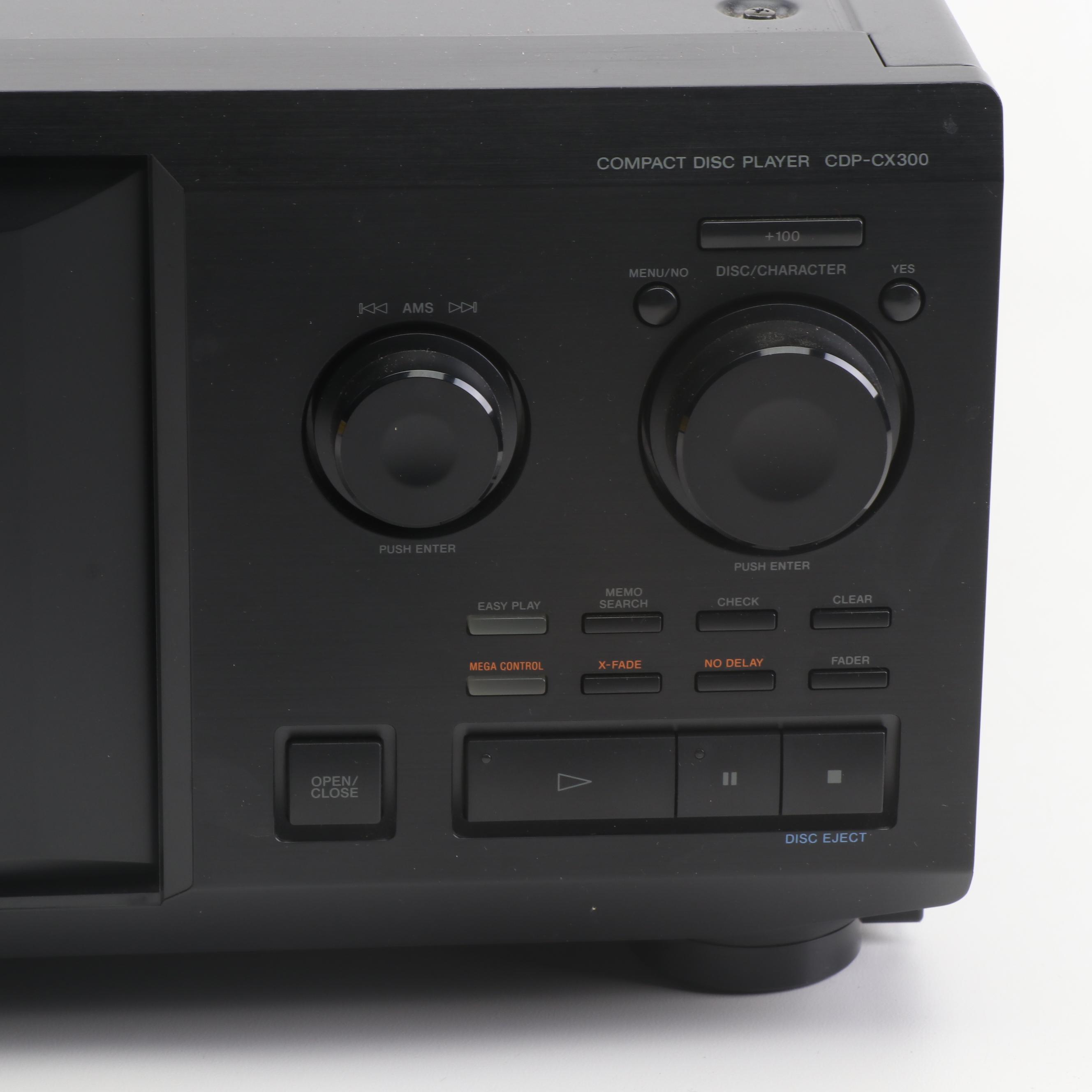 Sony Compact Disc Player CDP-CX300