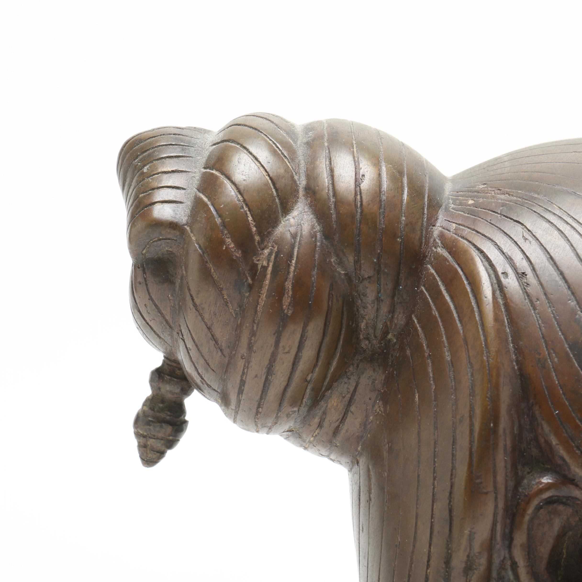 Vietnamese Cast Bronze Replica Bust after Nguyen Thanh