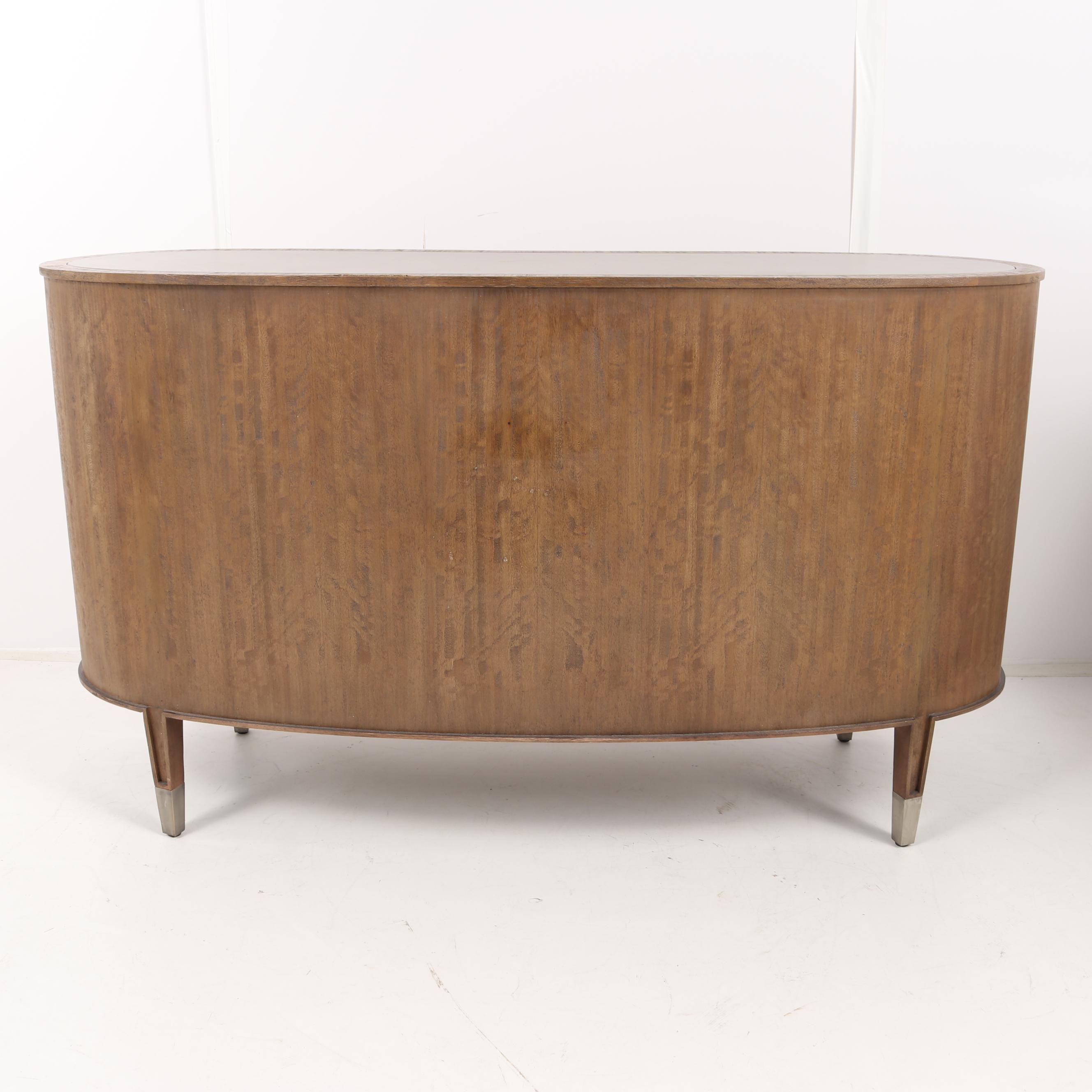 "Adelaide" Walnut Stained Wooden Four-Drawer Chest by Studio A, 21st Century