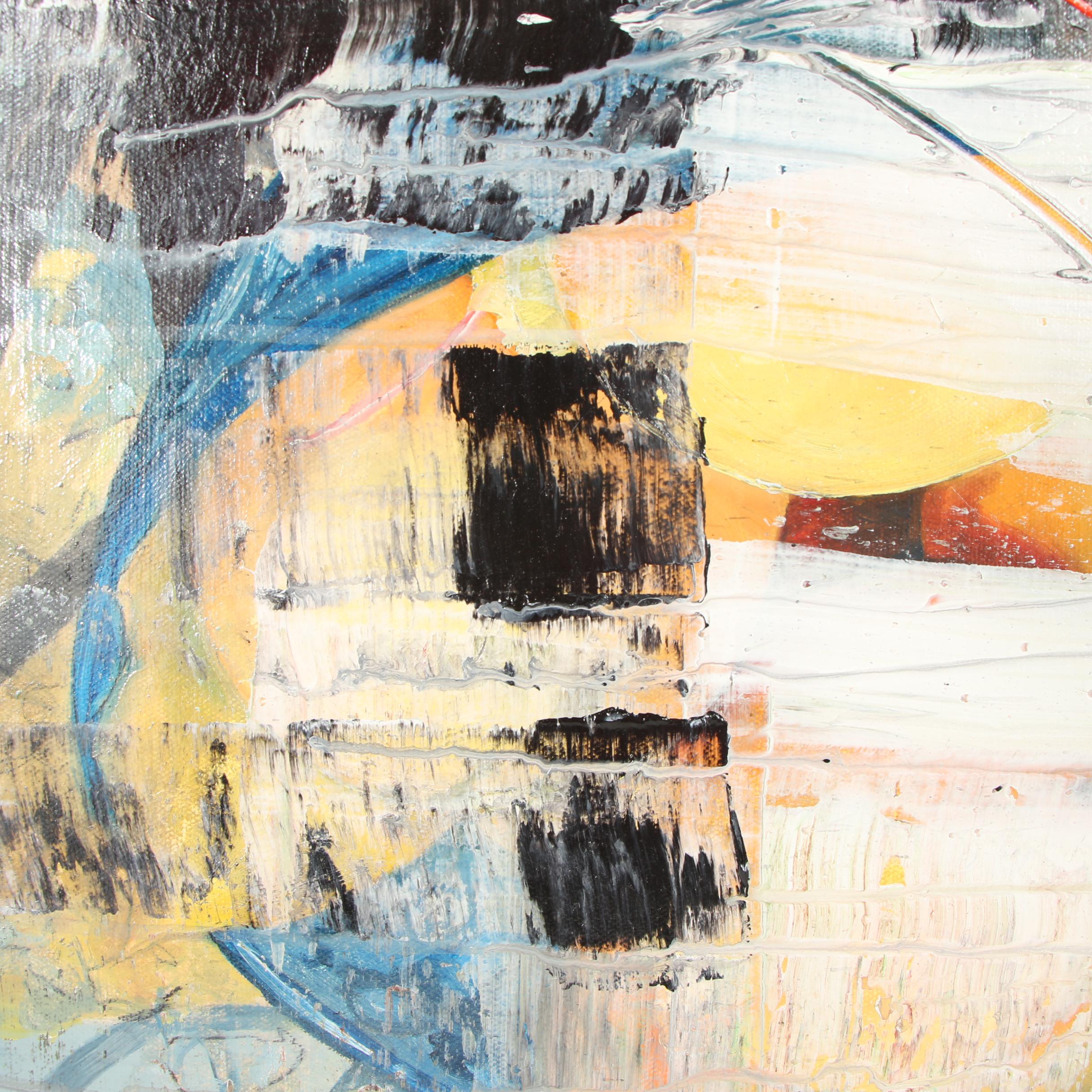 Randy Groden Mixed Media Painting "Yerakini"