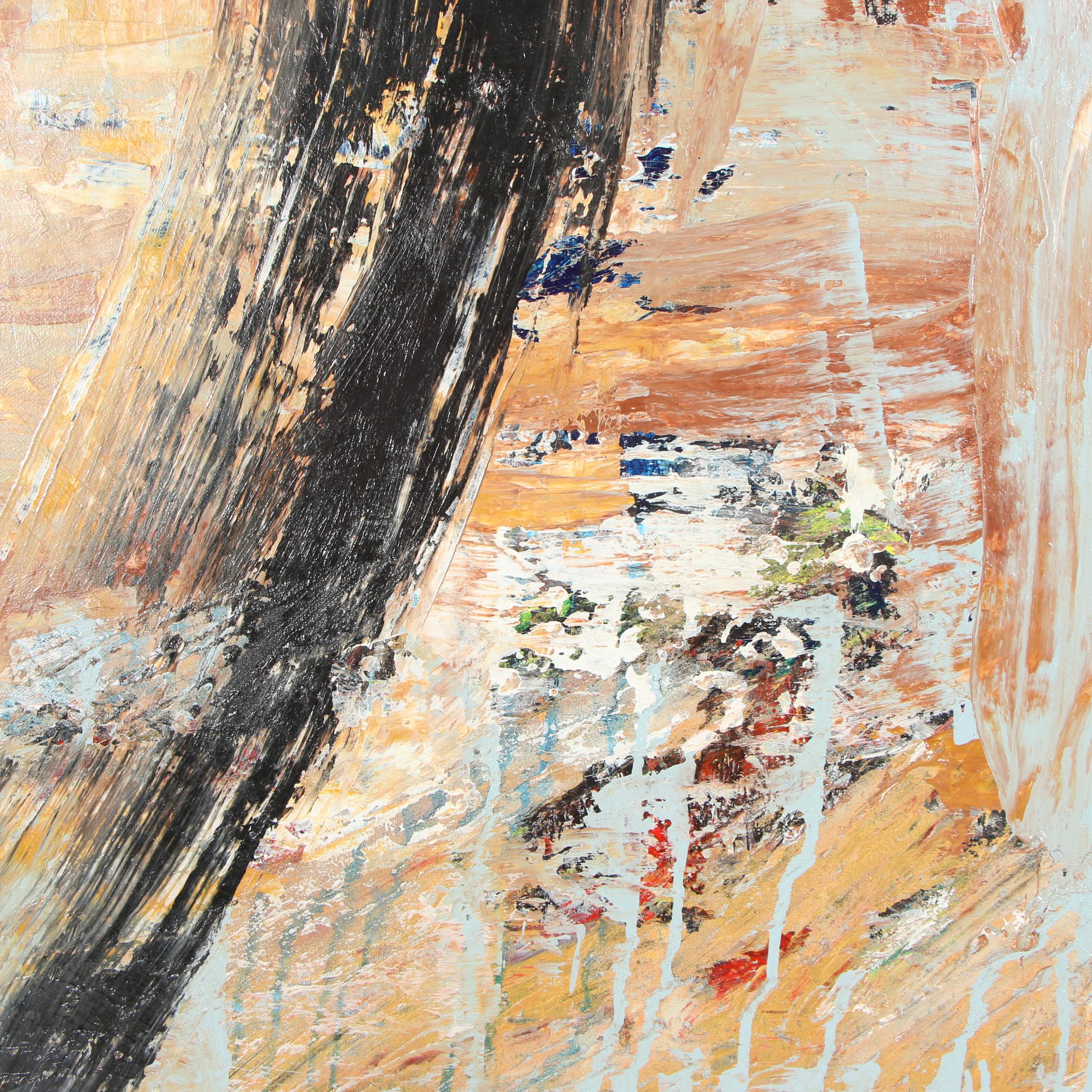 Randy Groden Abstract Mixed Media Painting "Megara"