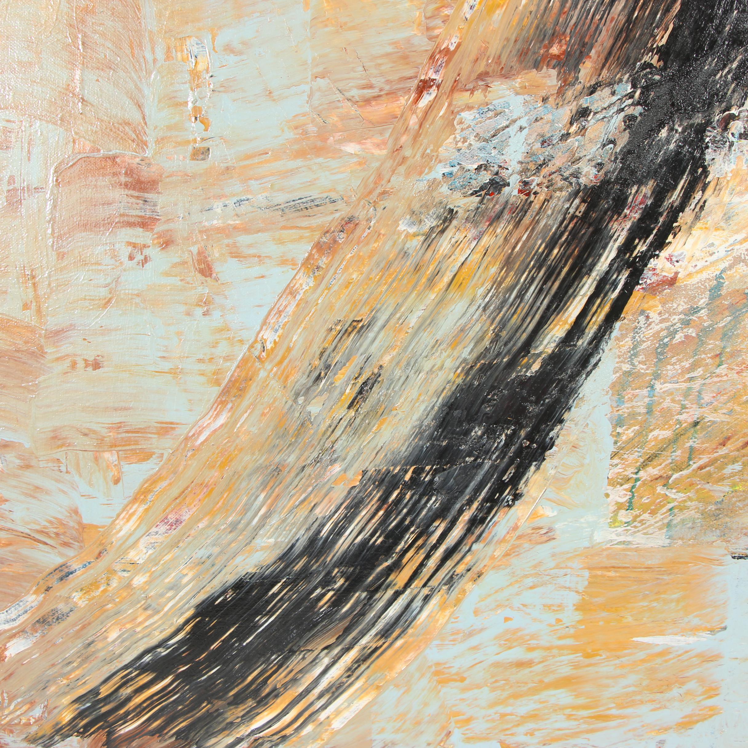 Randy Groden Abstract Mixed Media Painting "Megara"