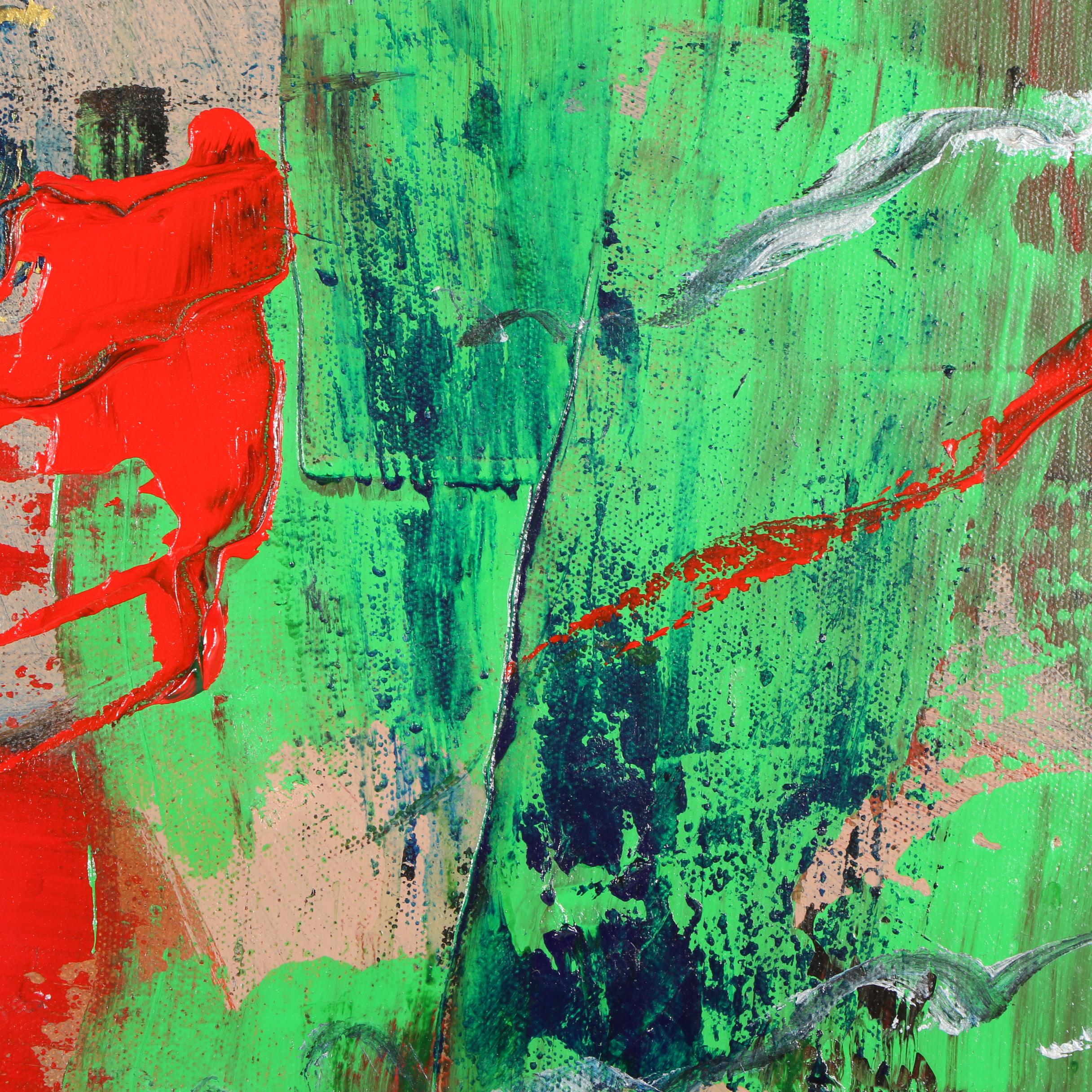 Randy Groden Abstract Mixed Media Painting "Outer Limits"