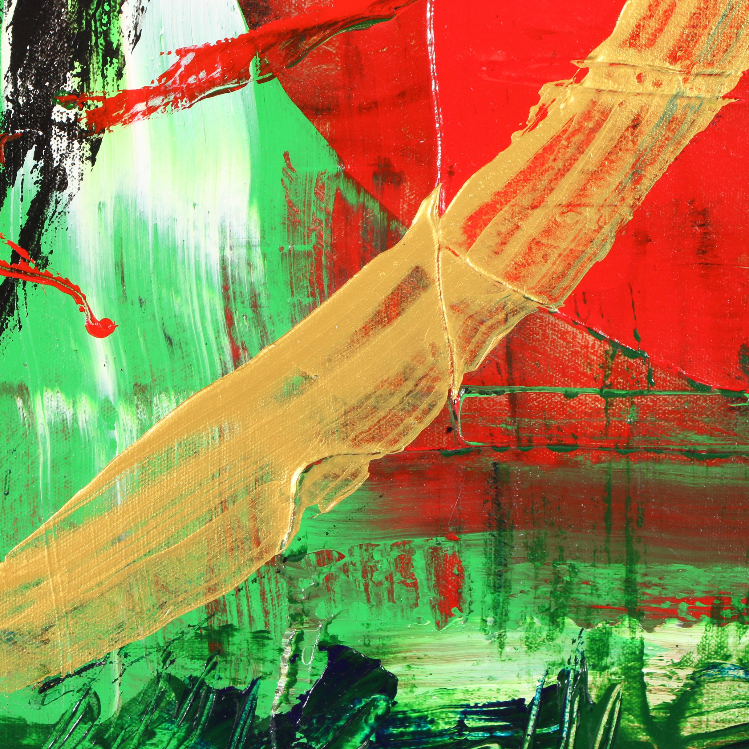 Randy Groden Abstract Mixed Media Painting "Outer Limits"