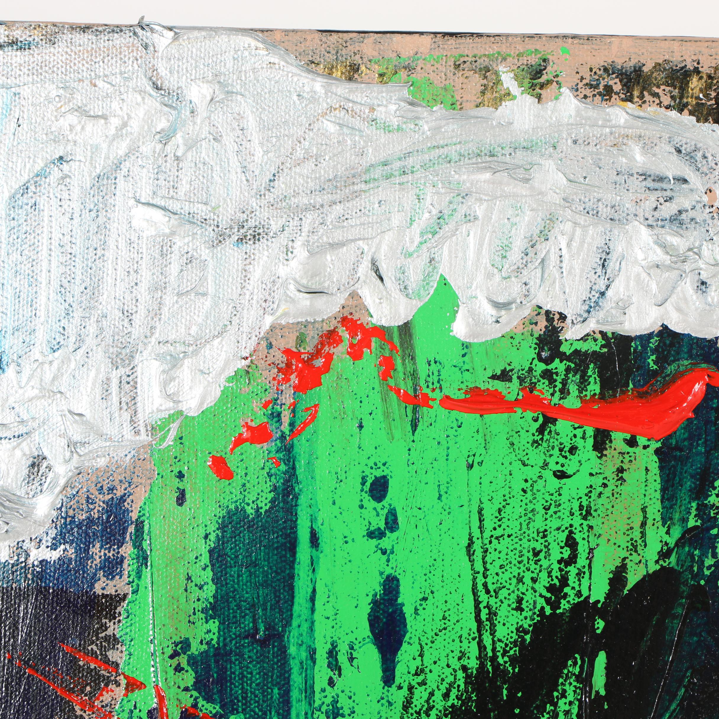 Randy Groden Abstract Mixed Media Painting "Outer Limits"