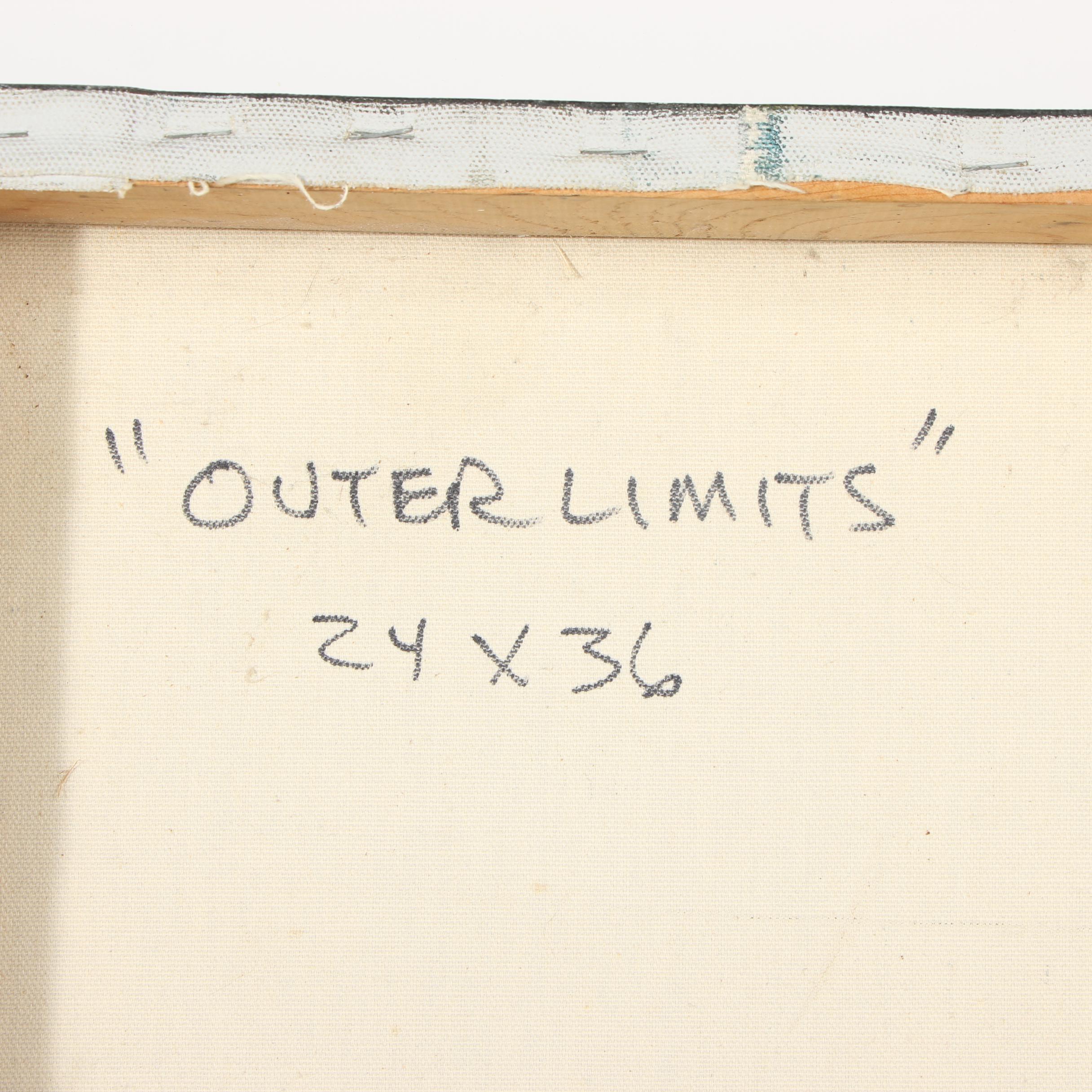 Randy Groden Abstract Mixed Media Painting "Outer Limits"