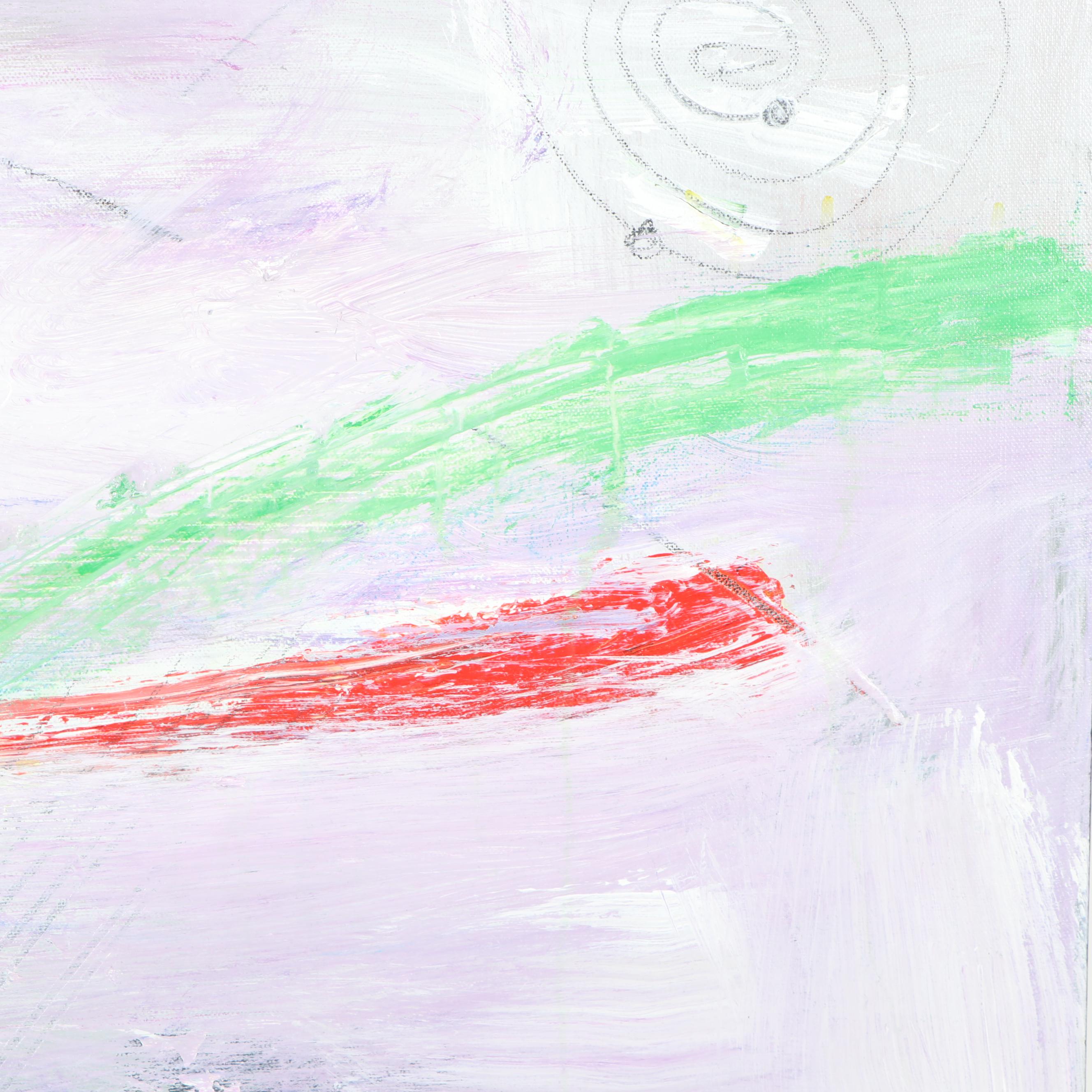 Randy Groden Abstract Mixed Media Painting "Crete"