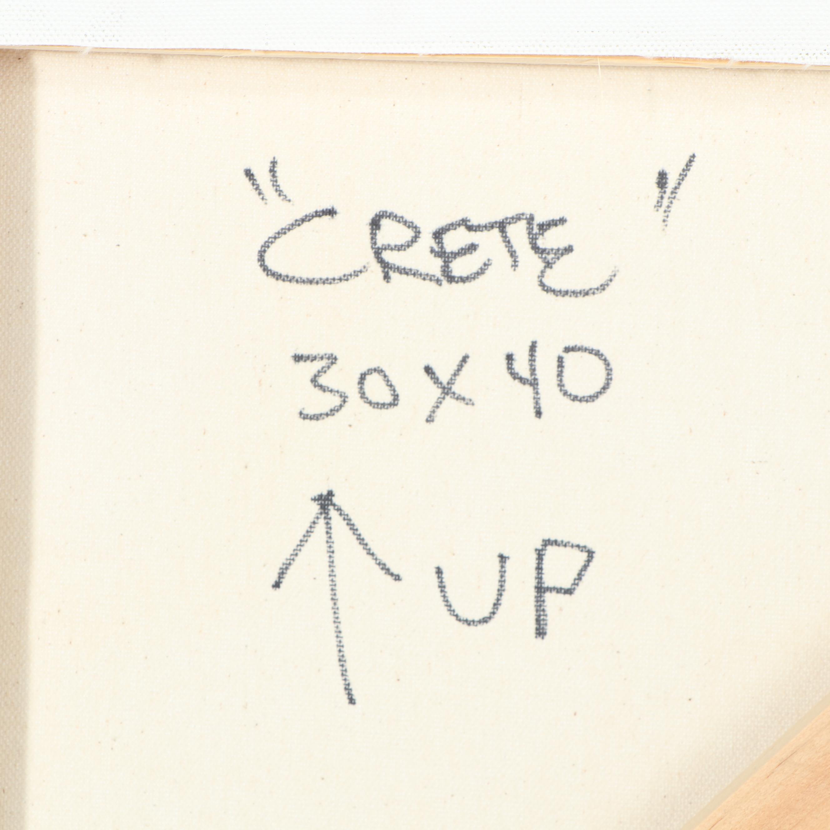 Randy Groden Abstract Mixed Media Painting "Crete"