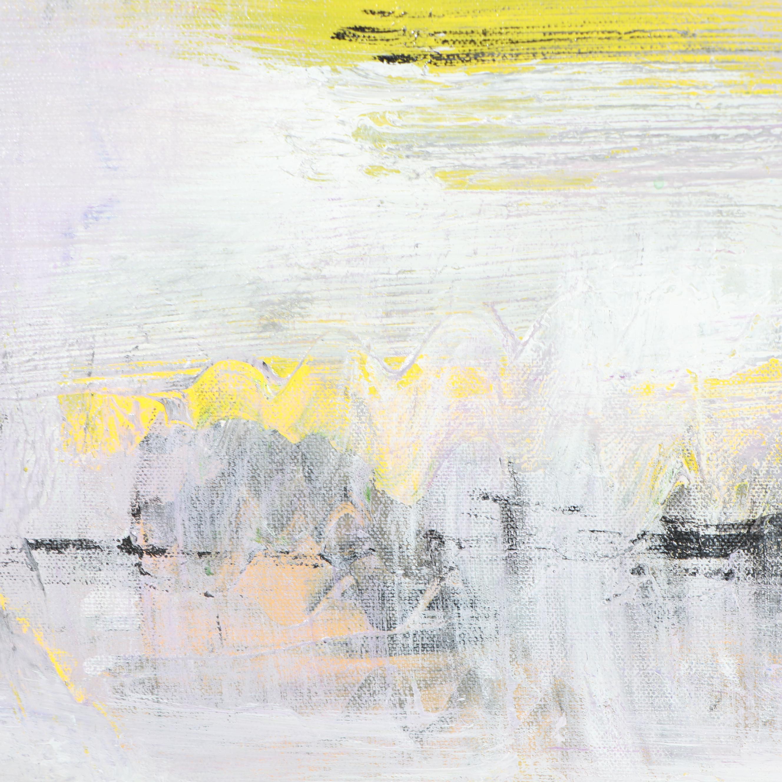 Randy Groden Abstract Mixed Media Painting "Crete"