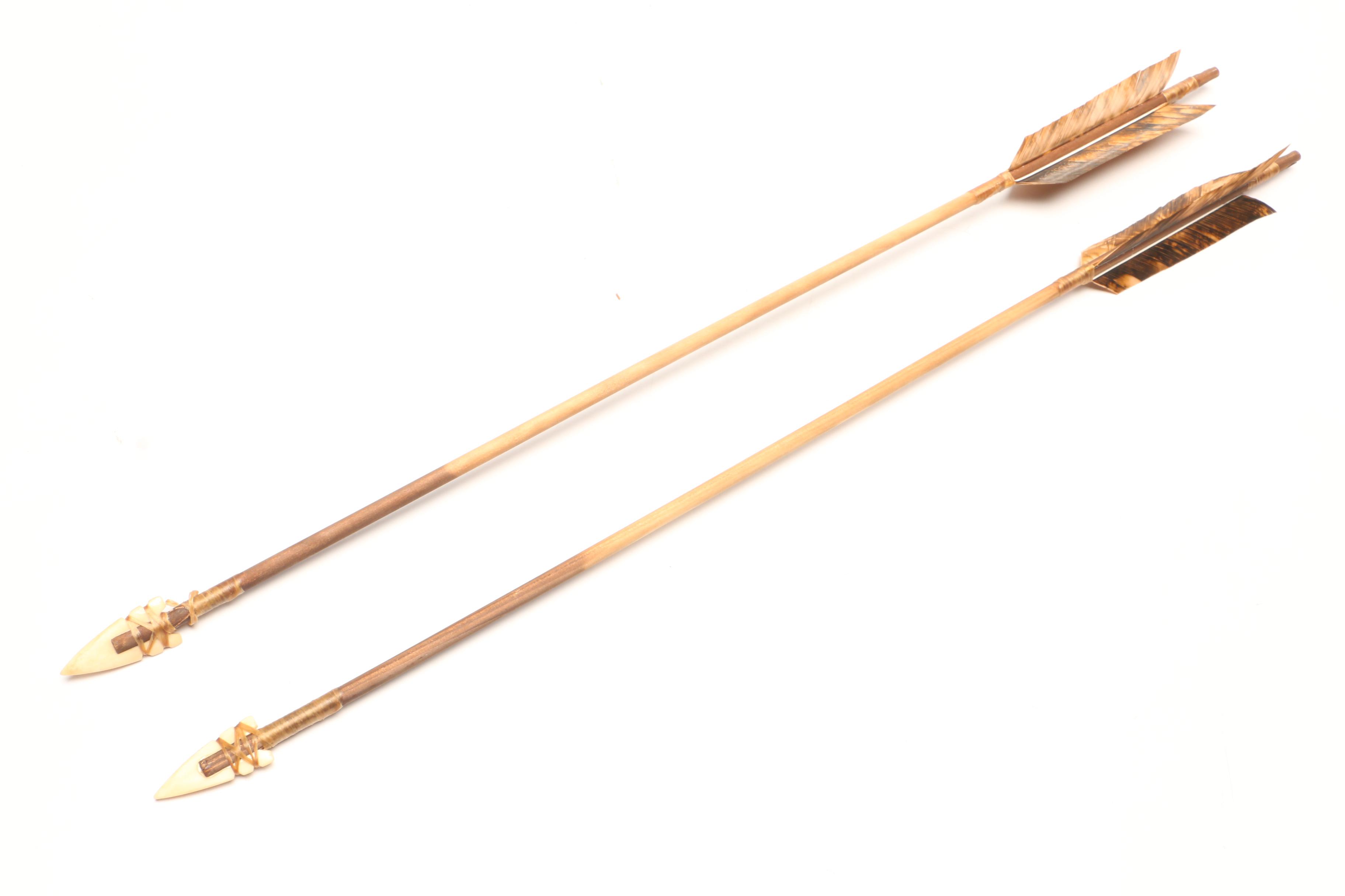 Fedelia Beaver Navajo Taxidermy Coyote Quiver with Arrows