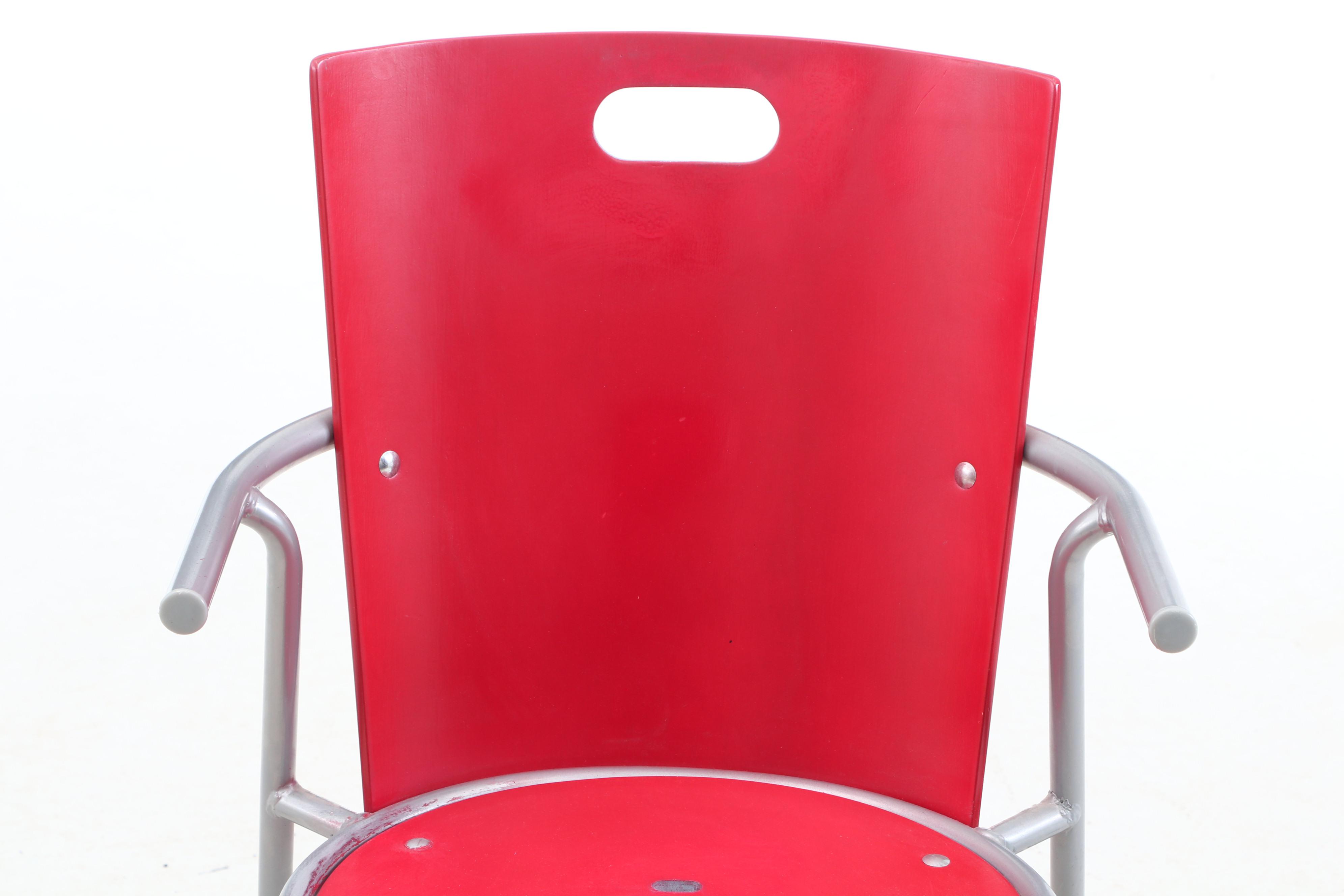 Modern Chair and Keith Haring Inspired IKEA Side Table