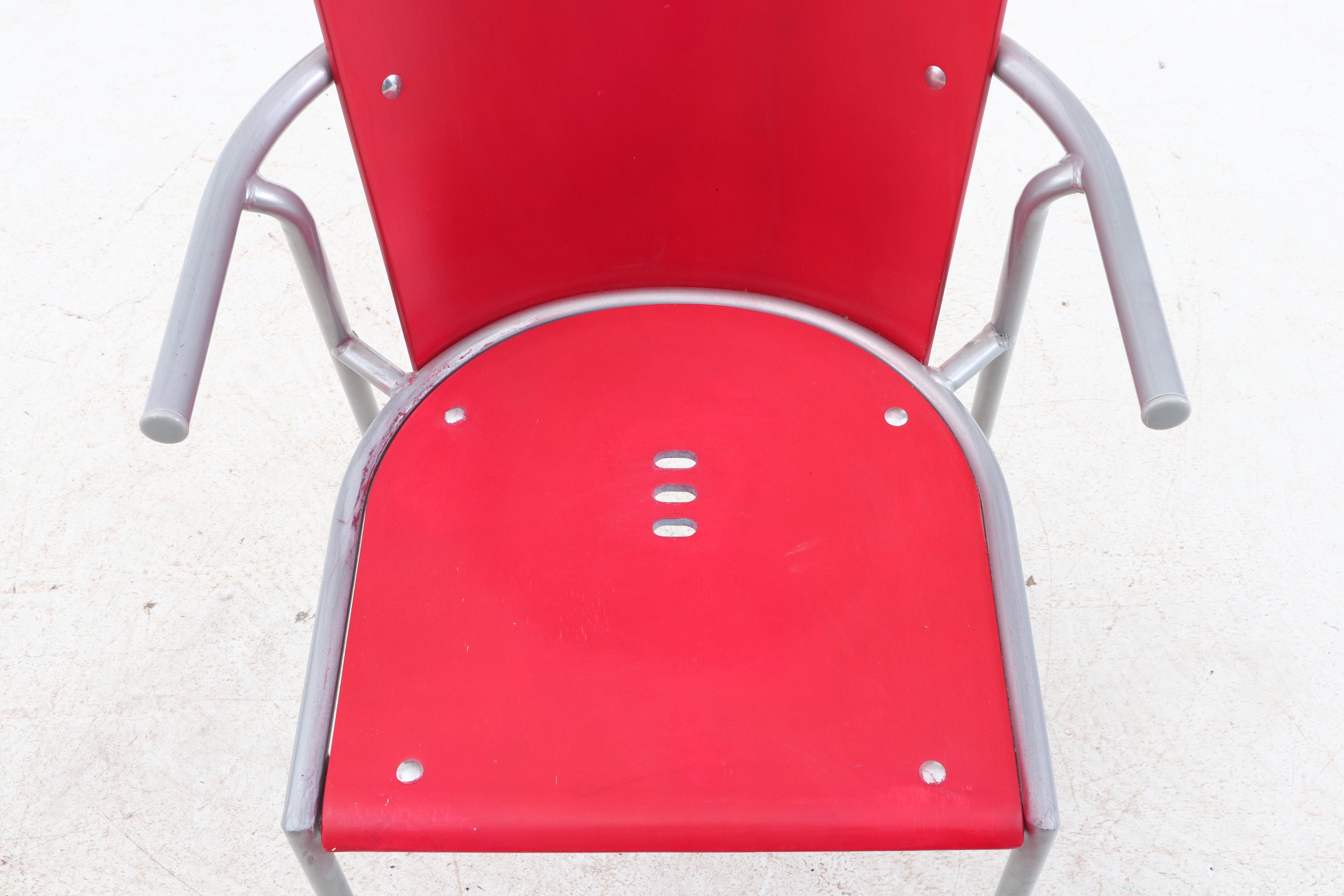 Modern Chair and Keith Haring Inspired IKEA Side Table