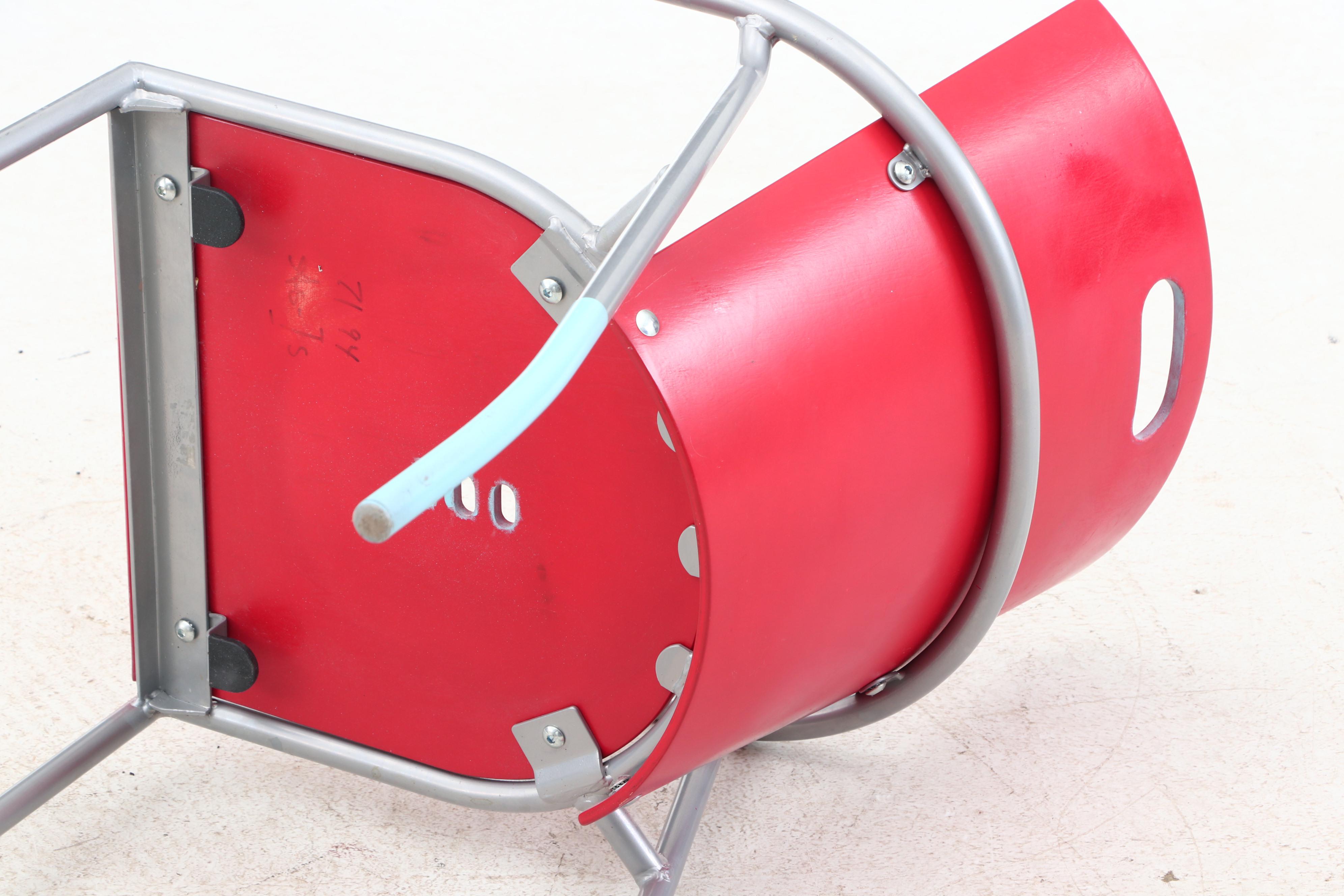 Modern Chair and Keith Haring Inspired IKEA Side Table