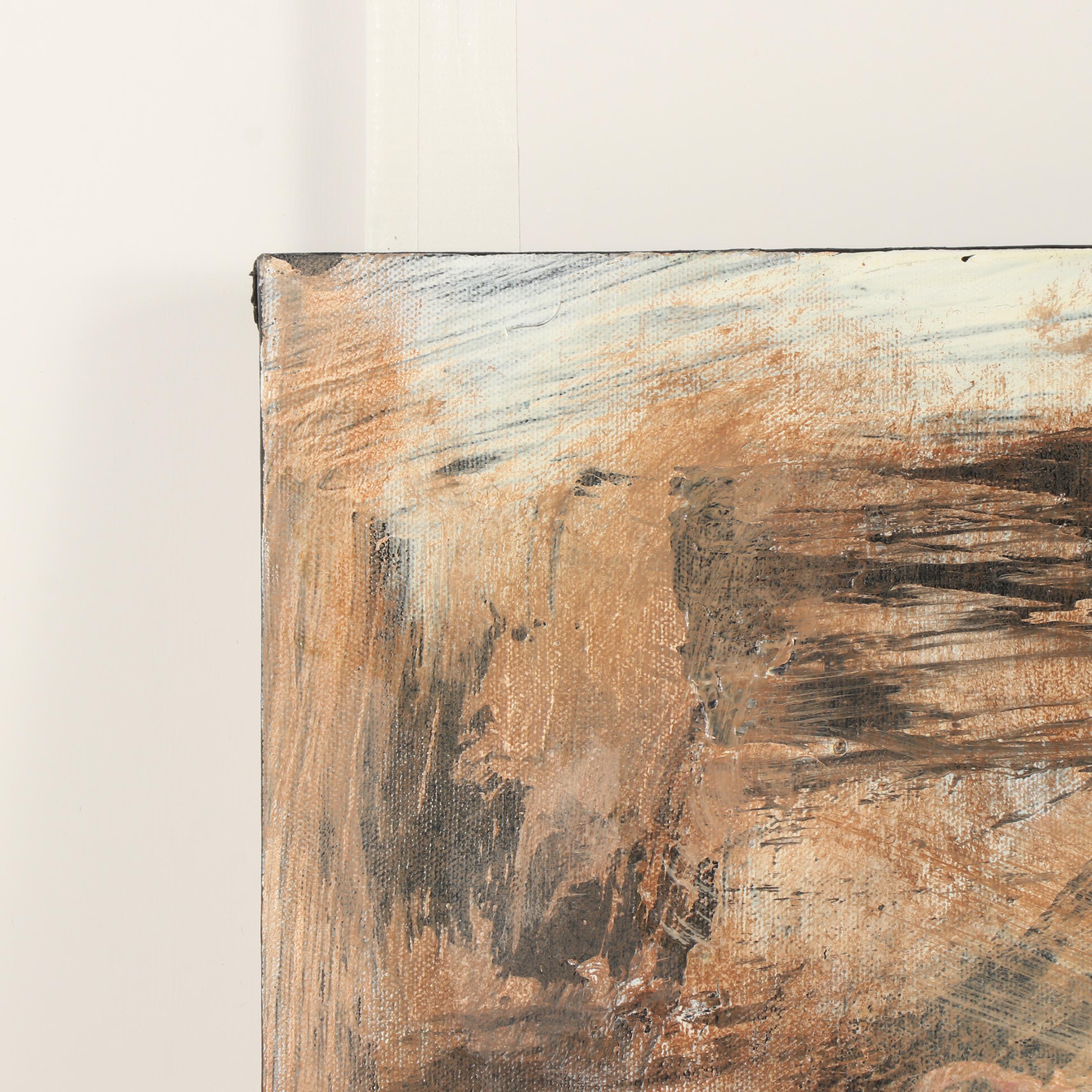 Randy Groden Abstract Mixed Media Painting "Dikella"