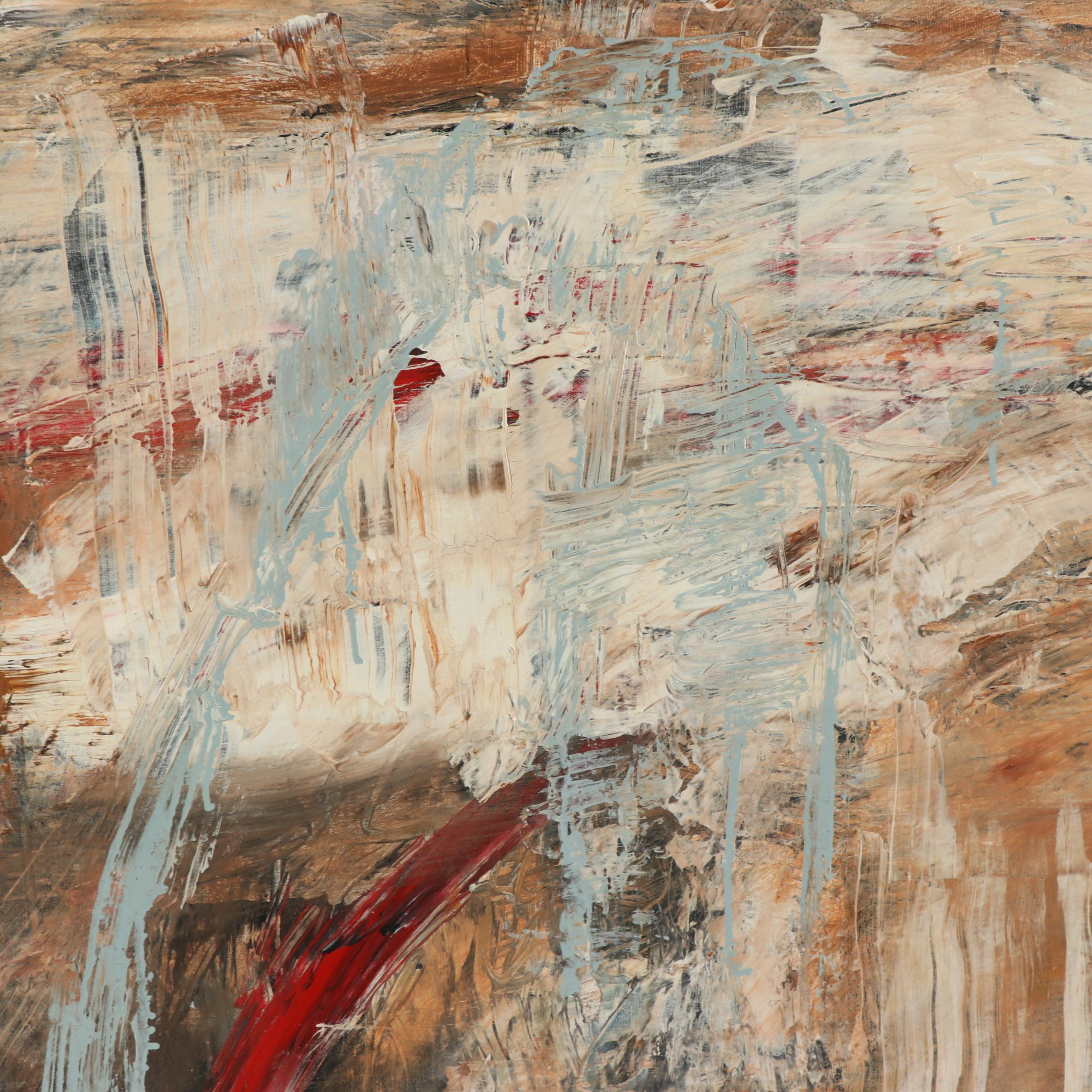 Randy Groden Abstract Mixed Media Painting "Dikella"