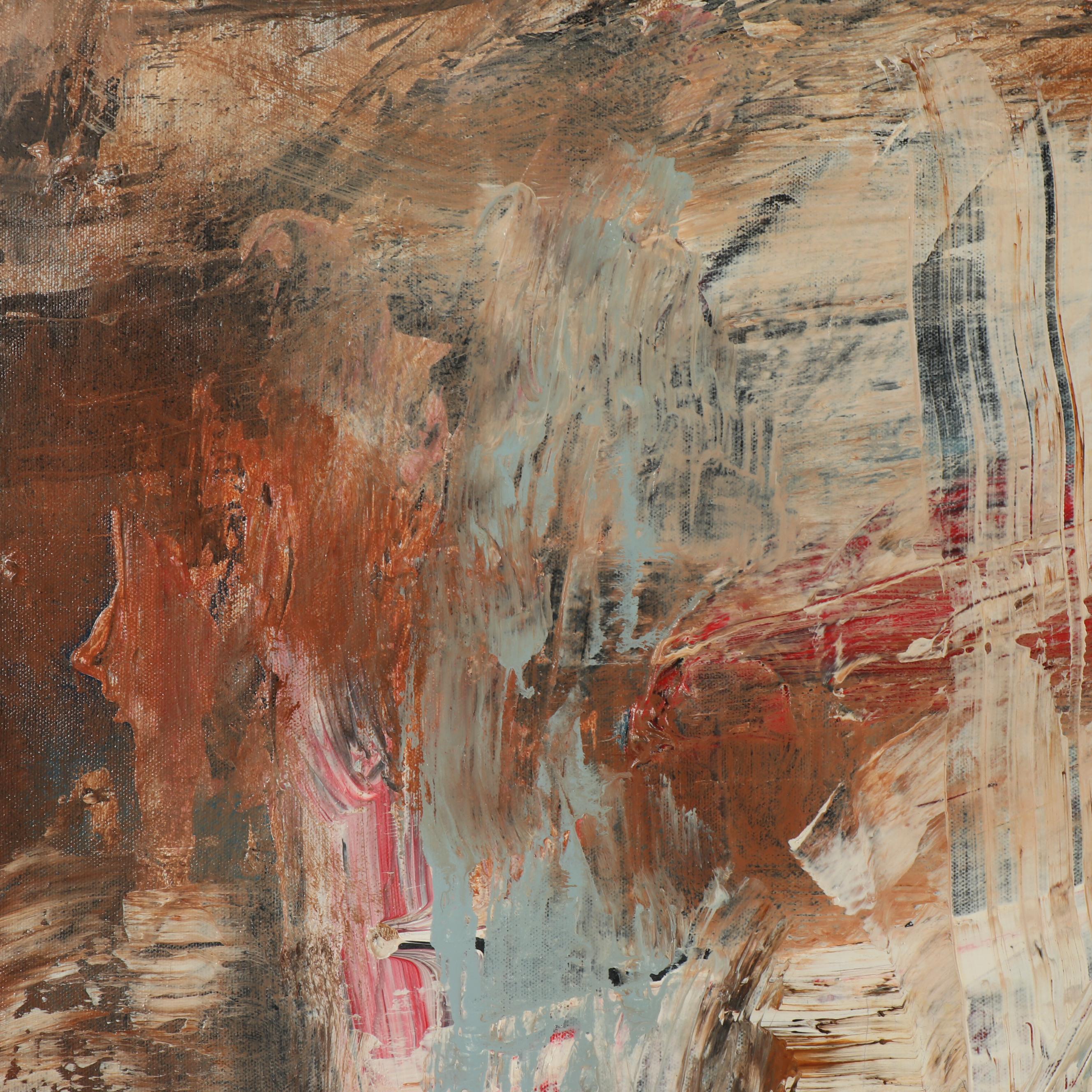 Randy Groden Abstract Mixed Media Painting "Dikella"