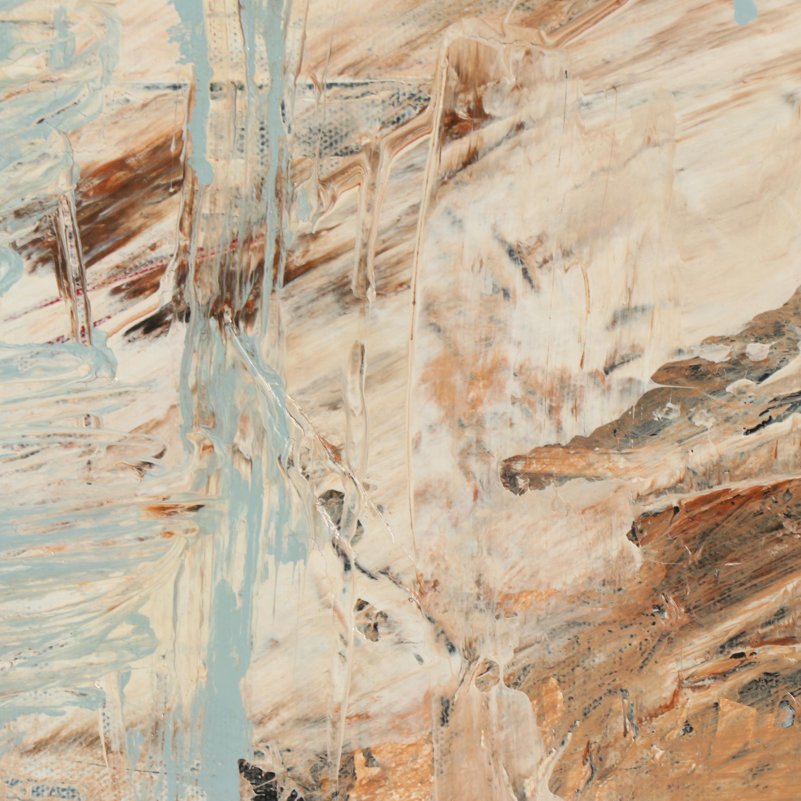 Randy Groden Abstract Mixed Media Painting "Dikella"