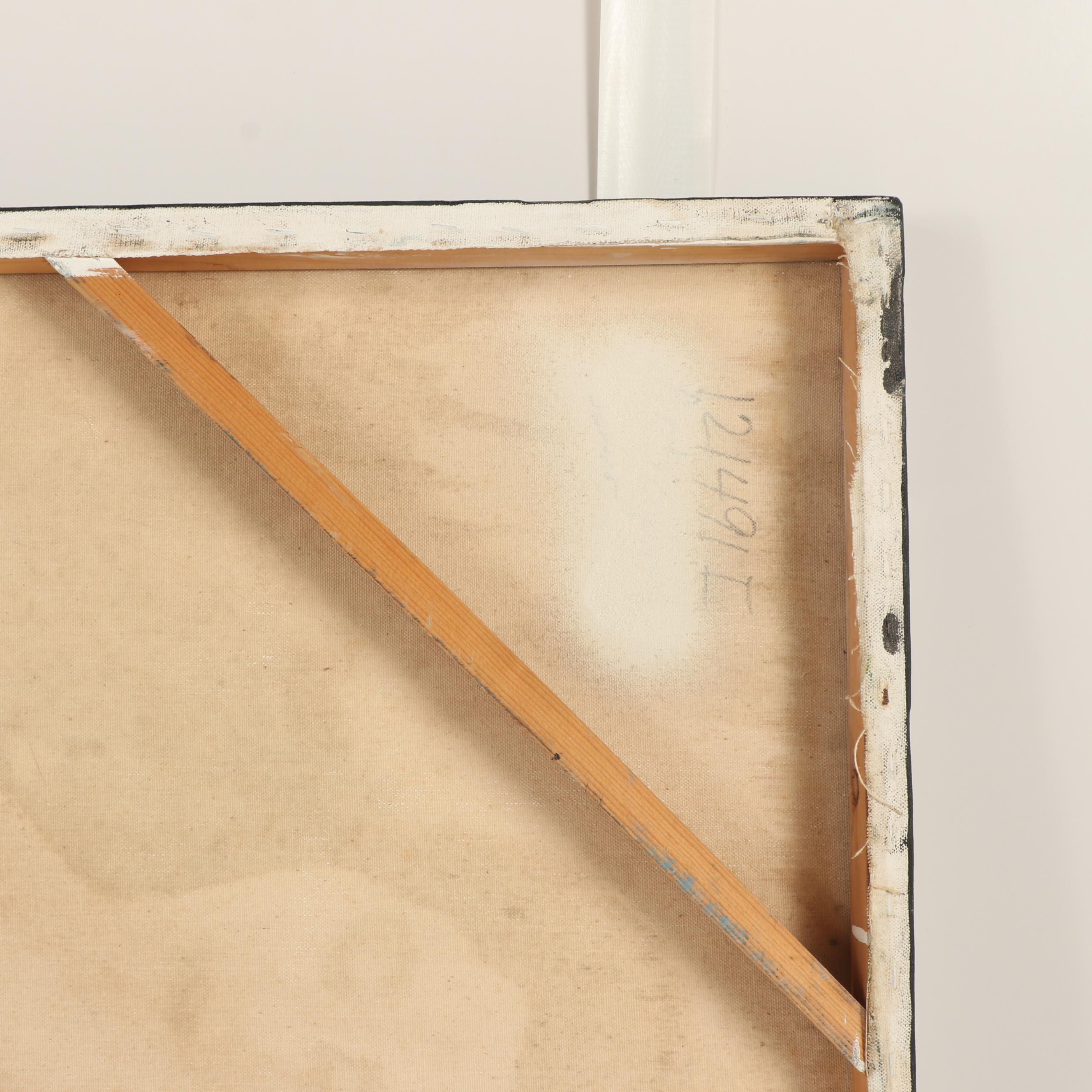 Randy Groden Abstract Mixed Media Painting "Gondola IV"