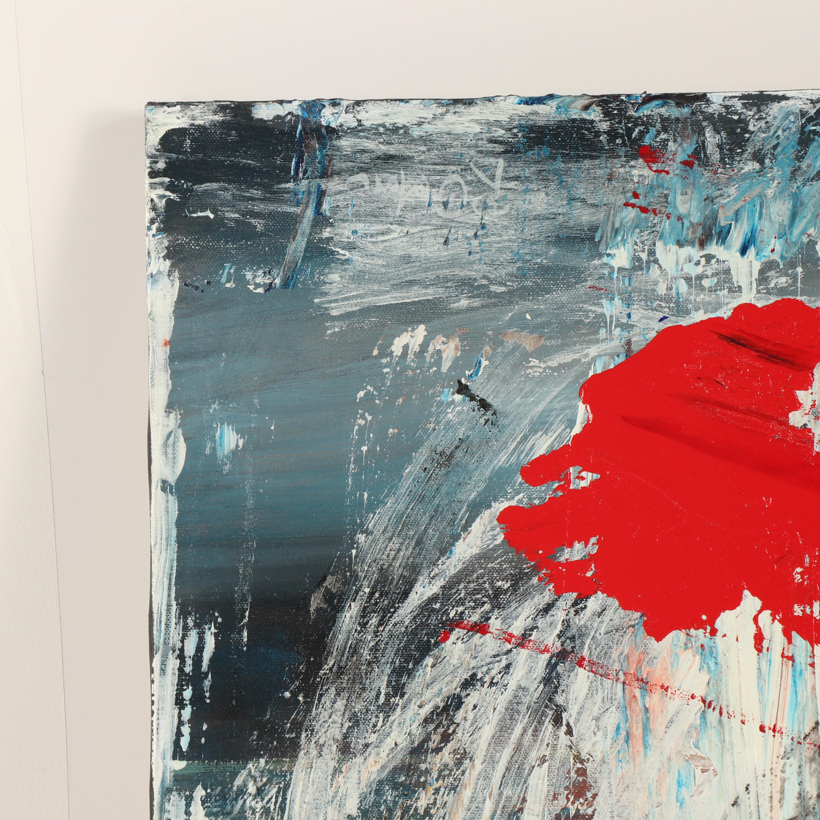 Randy Groden Abstract Mixed Media Painting "Ormos"